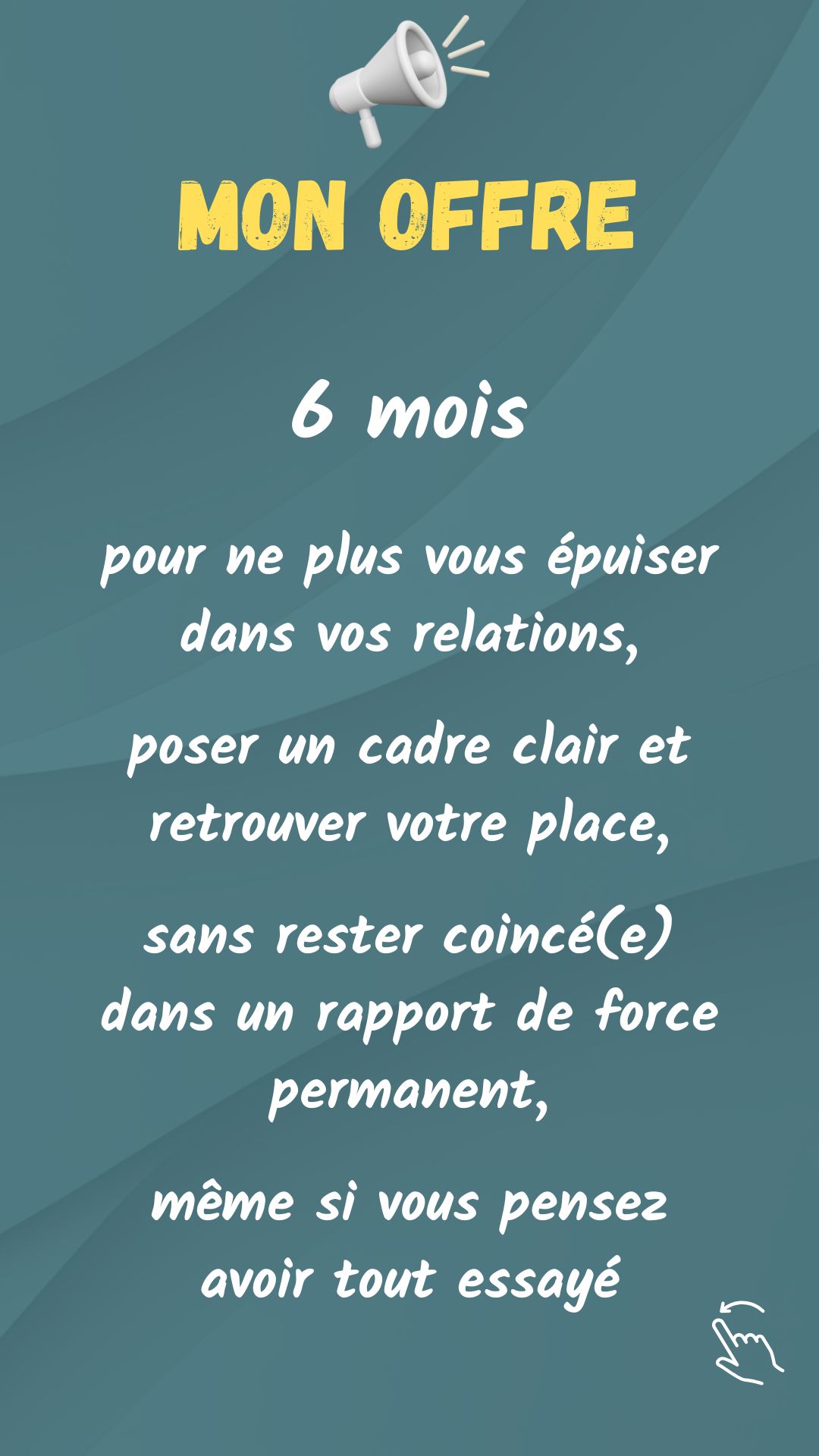 Mon offre en 2 mots