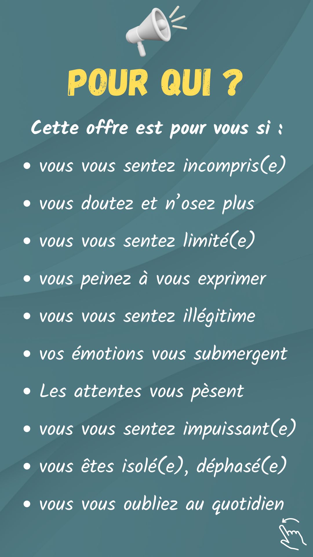 A qui s'adresse mon offre ?