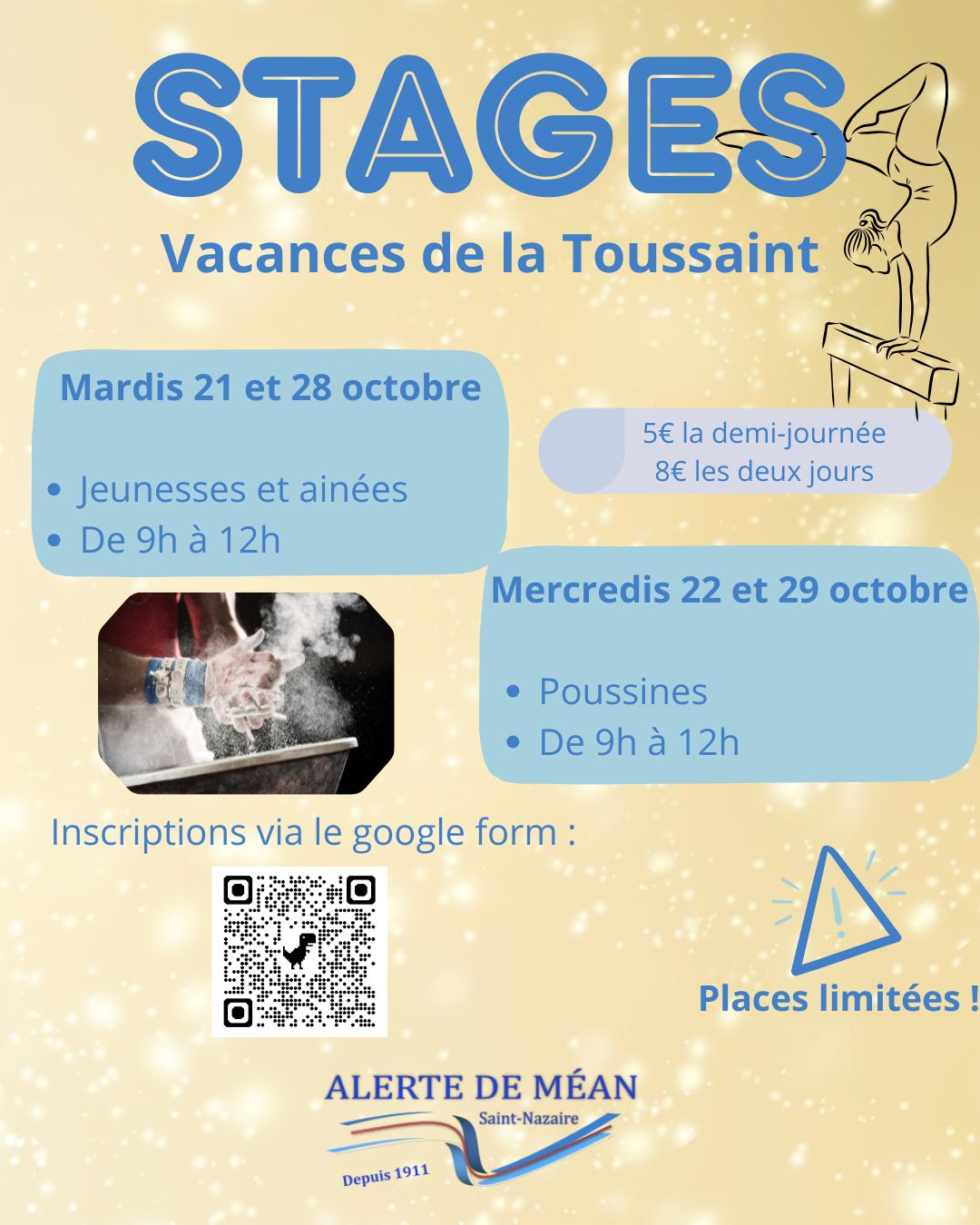 Stages vacances de la toussaint publication instagram 45 
