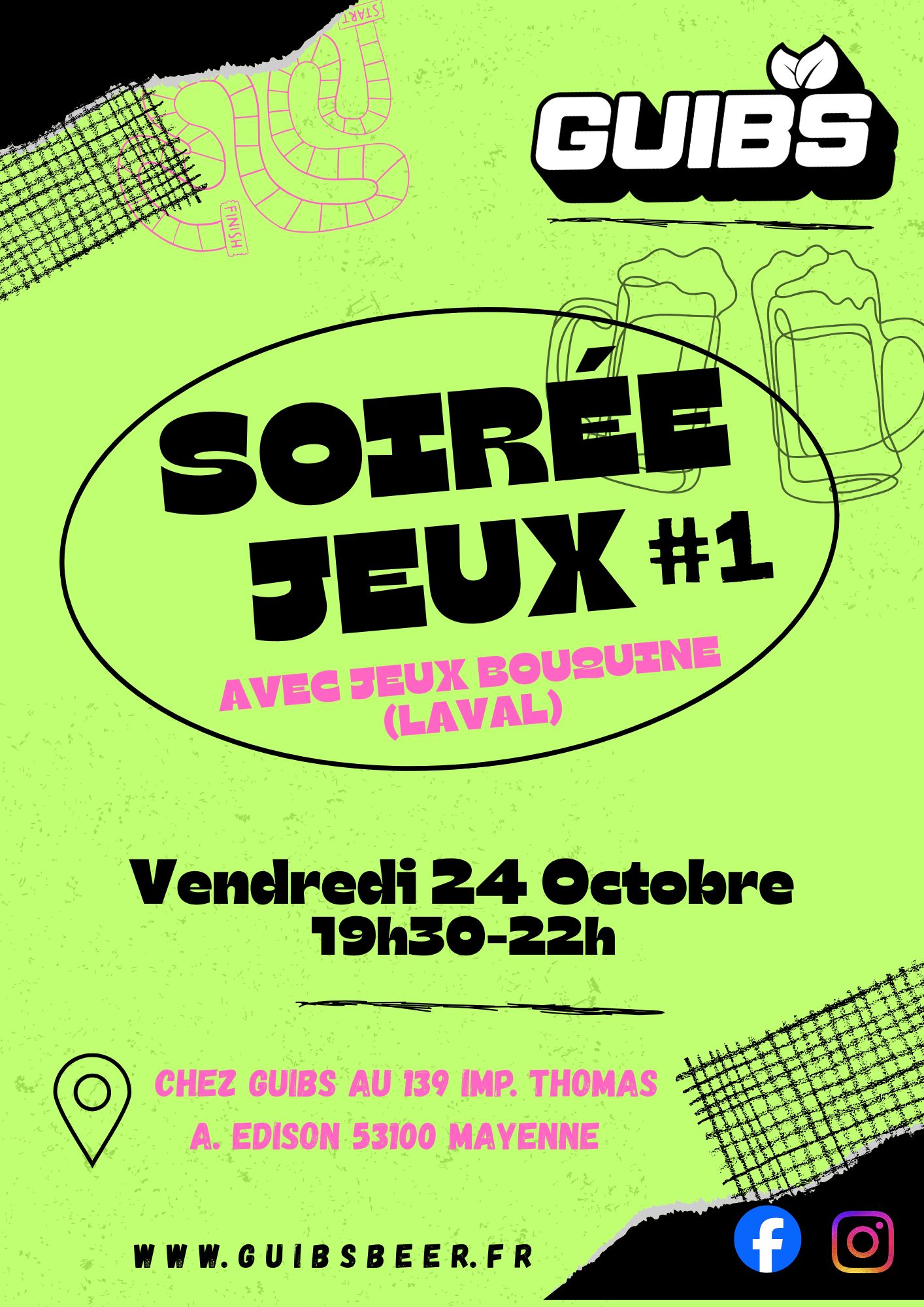VENDREDI 24 OCTOBRE ! SOIREE JEUX #1 !!!