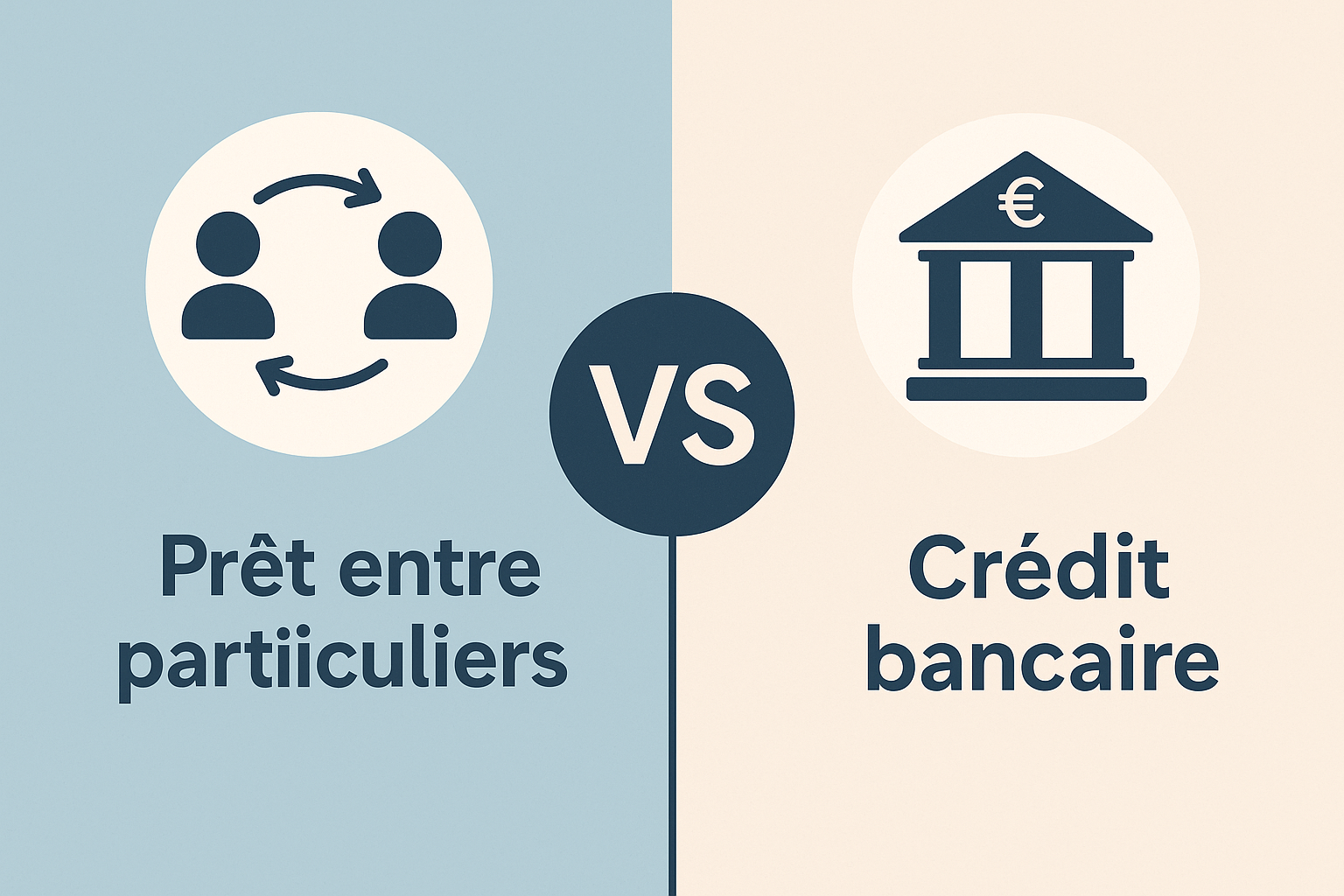 💡 Prêt entre particuliers ou crédit bancaire : quelle est la meilleure solution ?