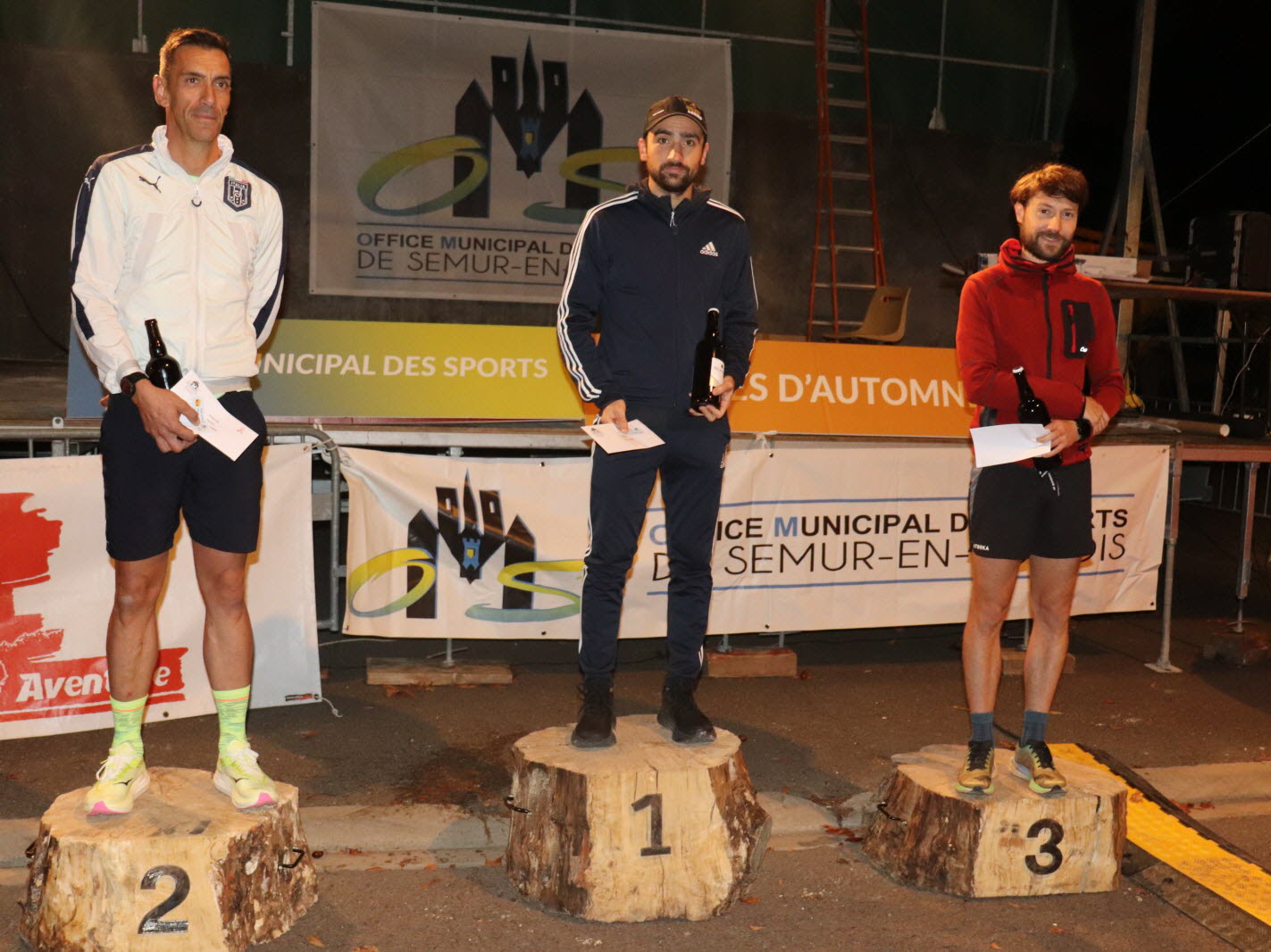 Le podium du 10 km masculin louis thomas romuald garcia et pierre allabert photo nicolas boffo 1760267234