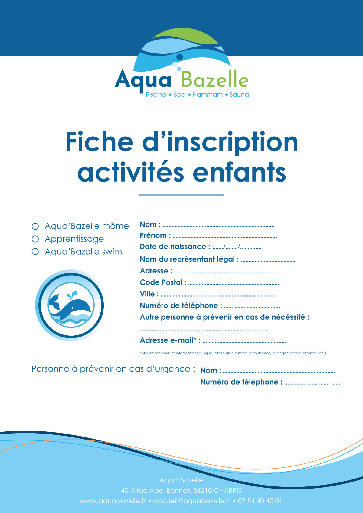 Aqua-bazelle-fiche-insciption-activite-enfants-reglement