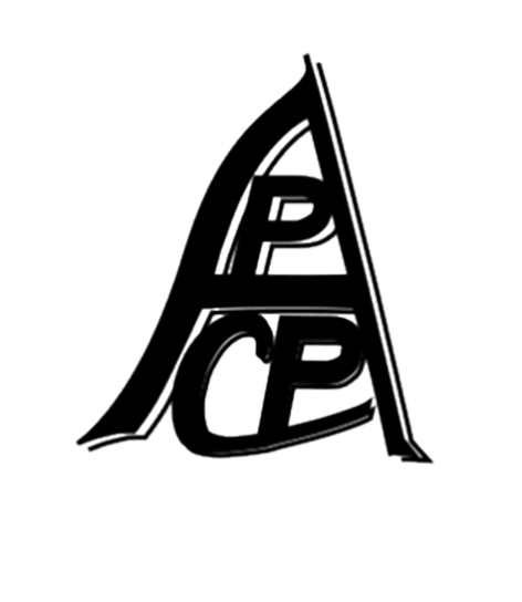 Logo noir de l'APCP (Associations - Culture et patrimoine) de Dannemarie