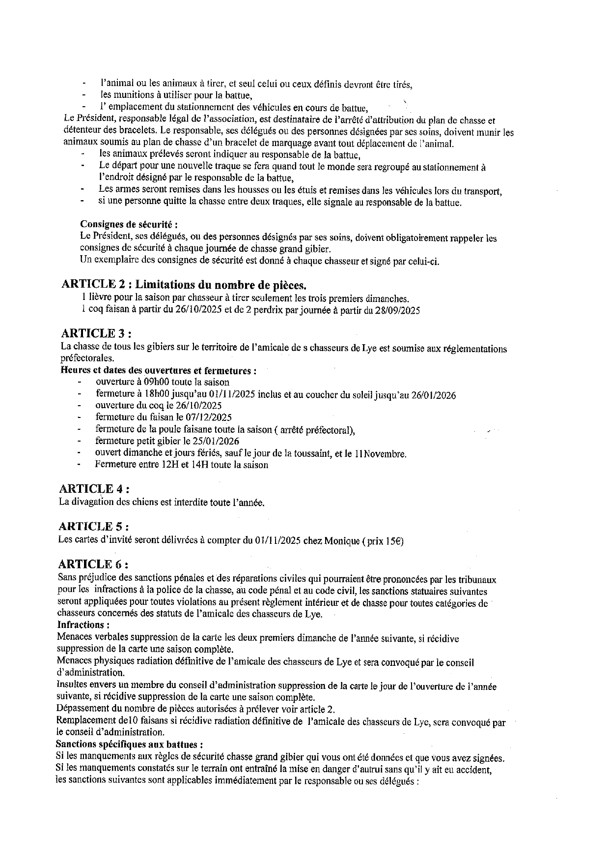 Lye reglement interieur chasse2