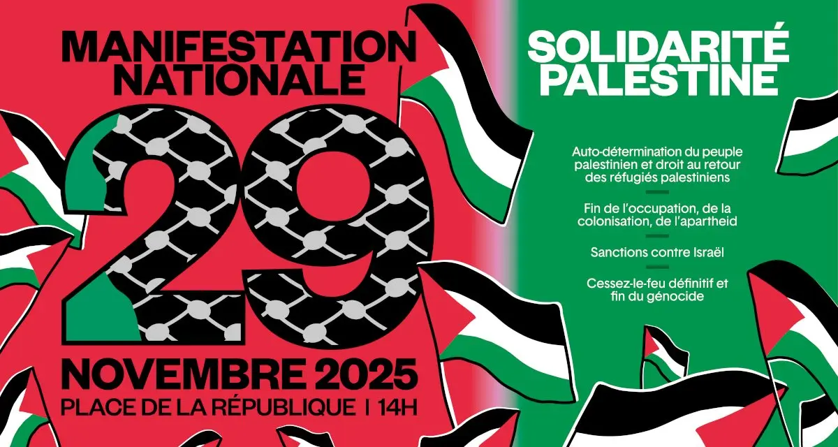 GRANDE MANIFESTATION A PARIS - PLACE DE LA REPUBLIQUE - 14H