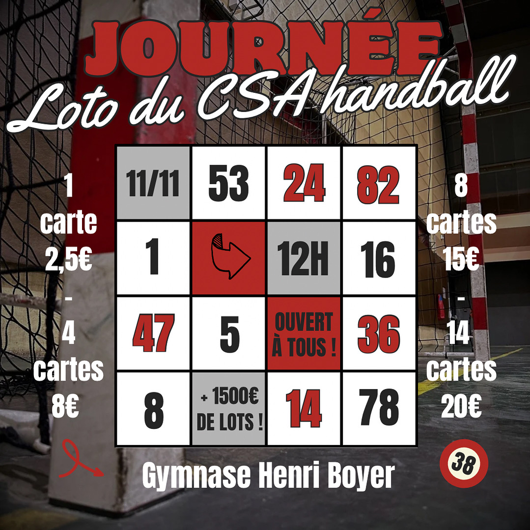 Le LOTO Rouge&Noir est de retour !