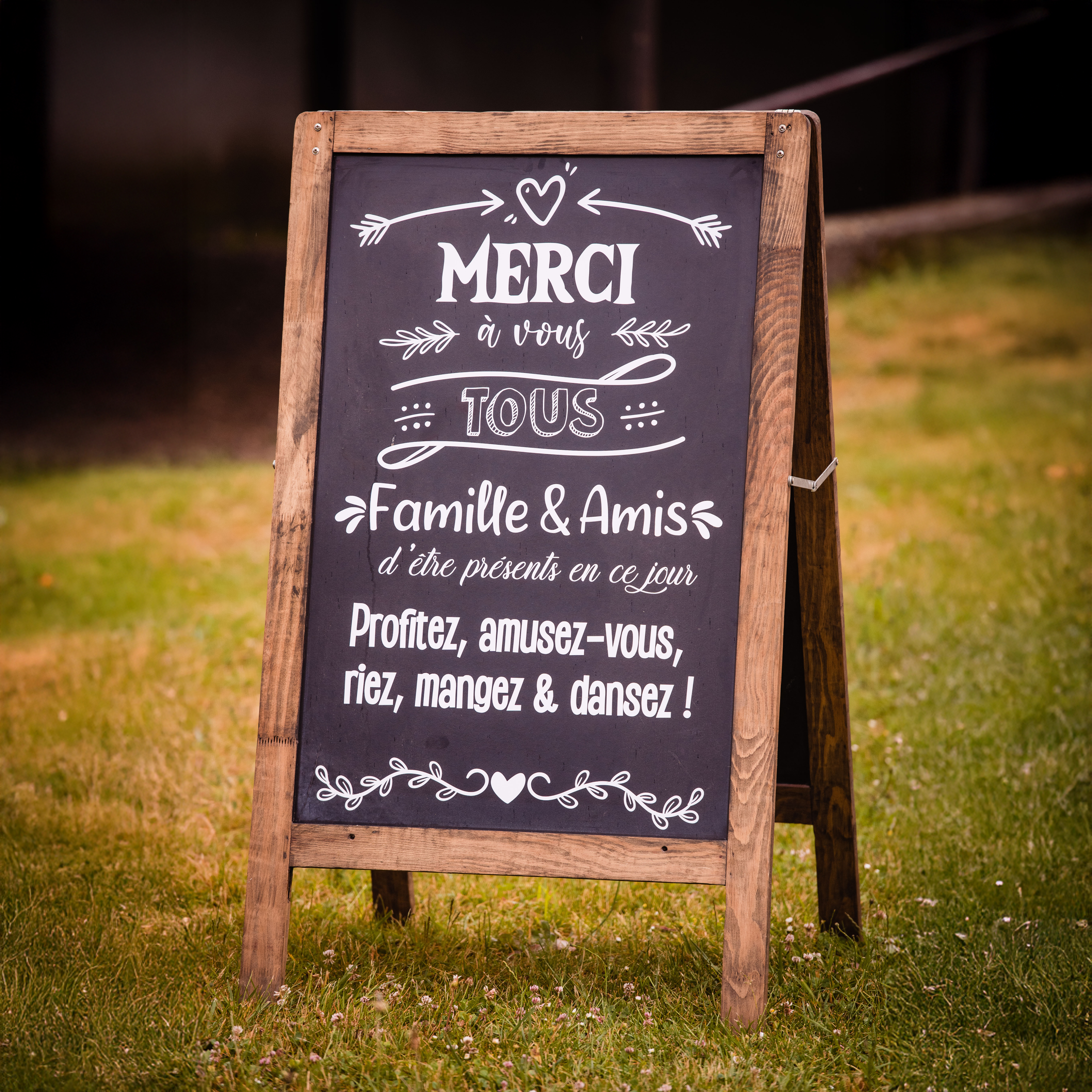 Panneau merci
