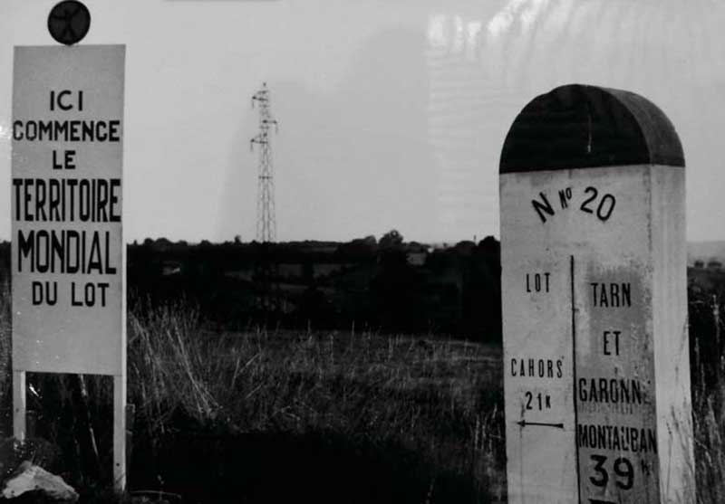 Le 24 juin 1950,  l’inauguration de la Route sans frontière n°1 reliant symboliquement Cahors à Figeac. La route devait ensuite traverser le monde et rejoindre Berlin, la Chine, le Japon et les États-Unis.