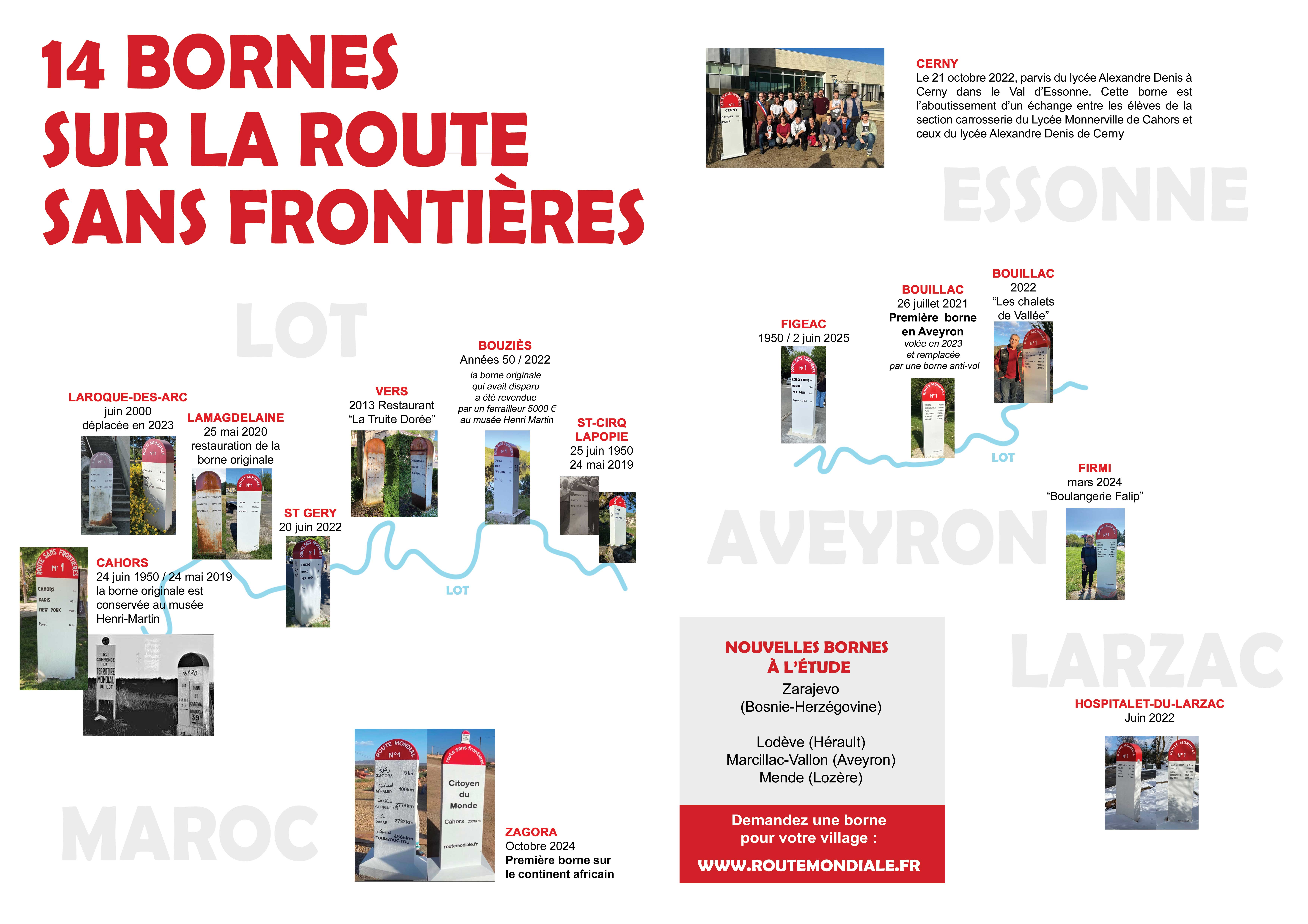 La vidéo des 13 bornes