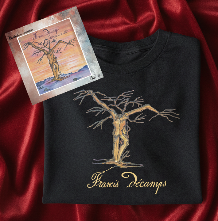Bundle Album Francis Décamps "Histoire de Fou" + T-Shirt Histoire de Fou.