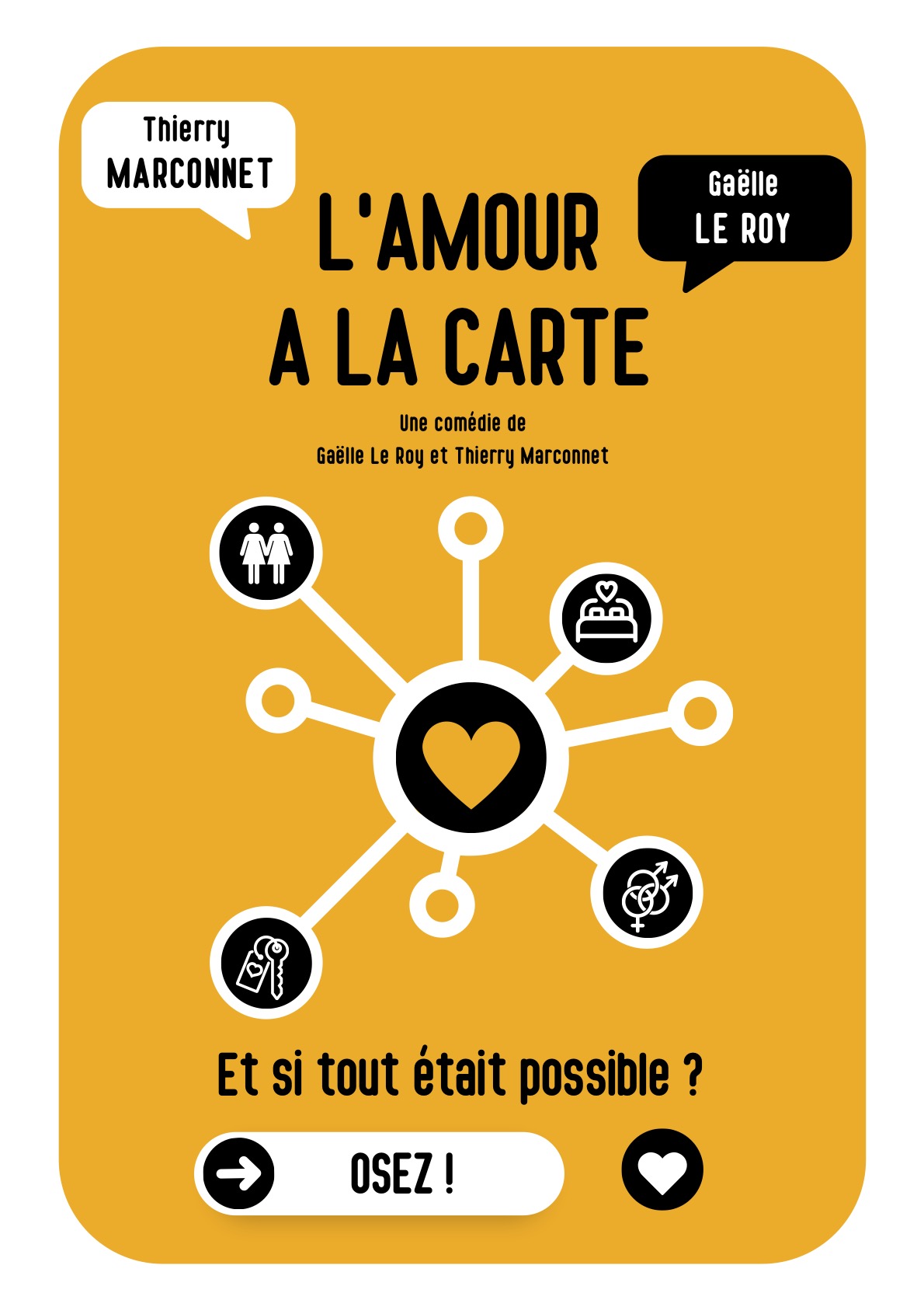Affiche amour a la carte Der
