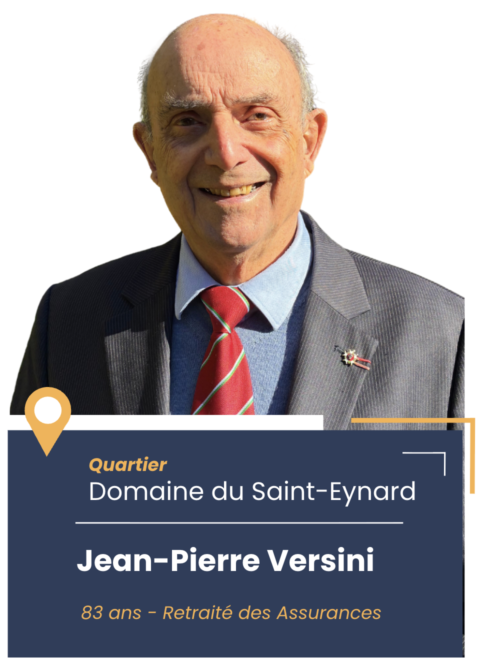Portrait de Jean-Pierre Versini, candidat aux élections municipales de Montbonnot en 2026