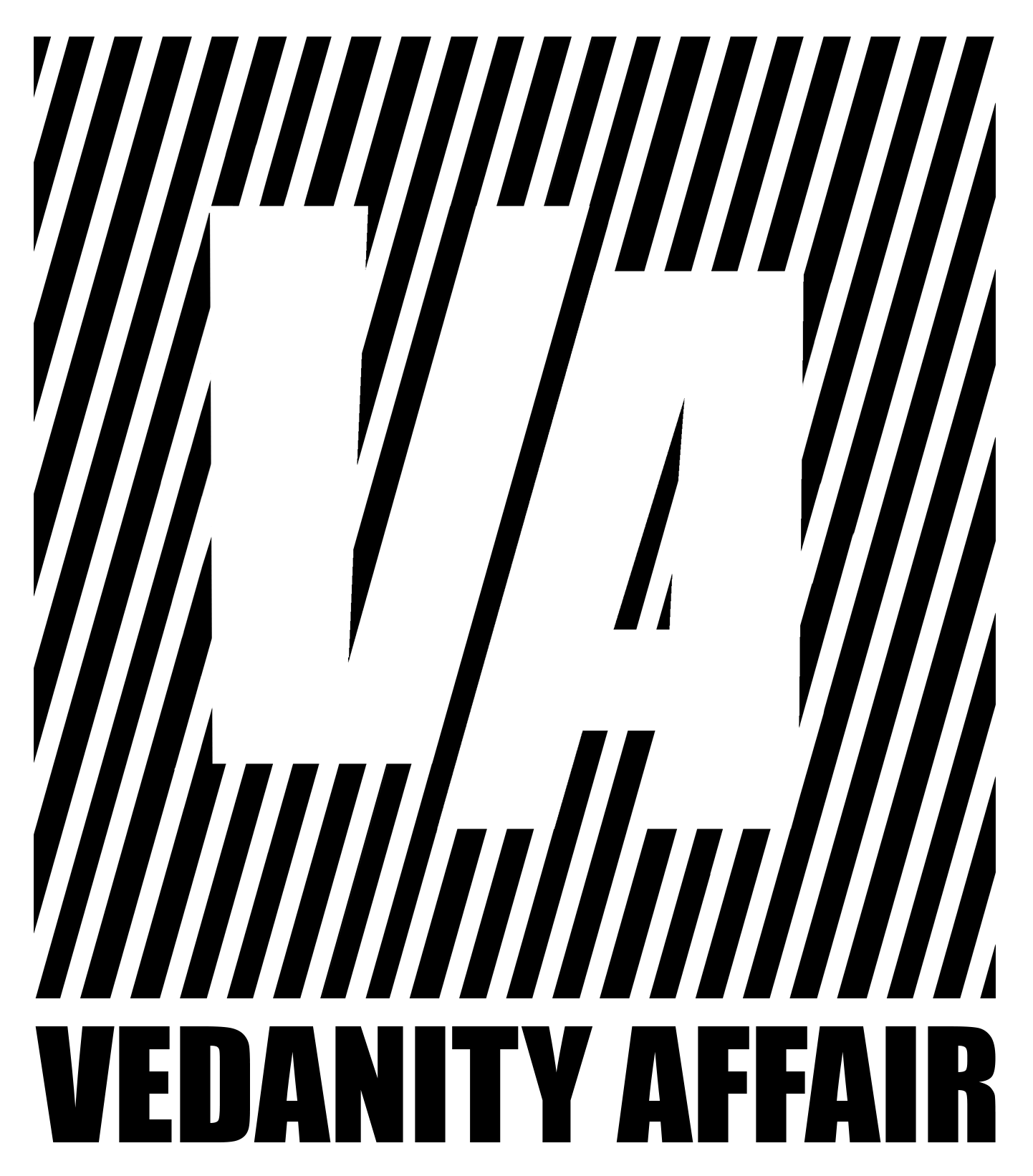 Vedanity affair logo font 