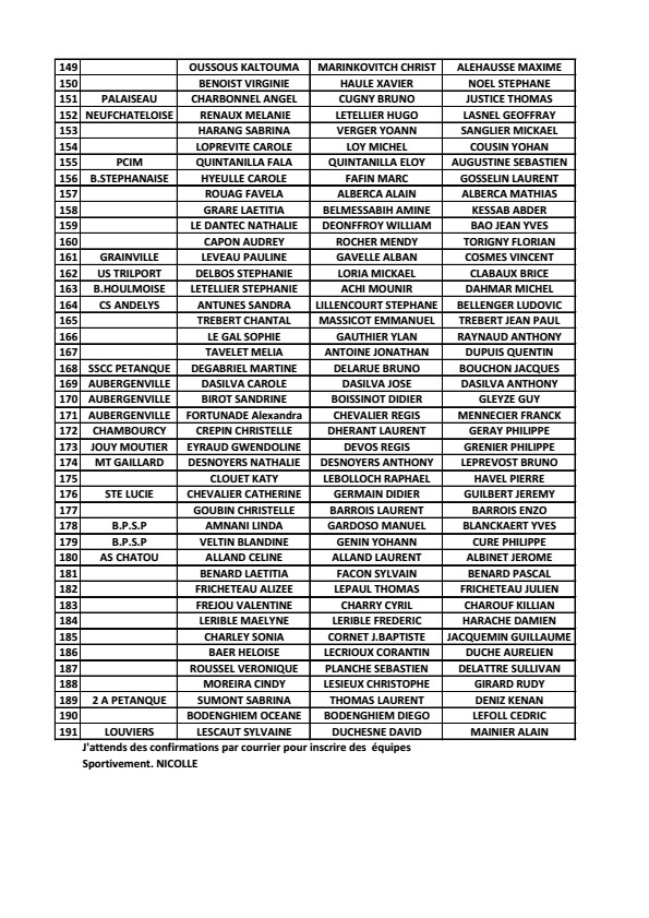 Triplette mixte rouen 2 conv 3