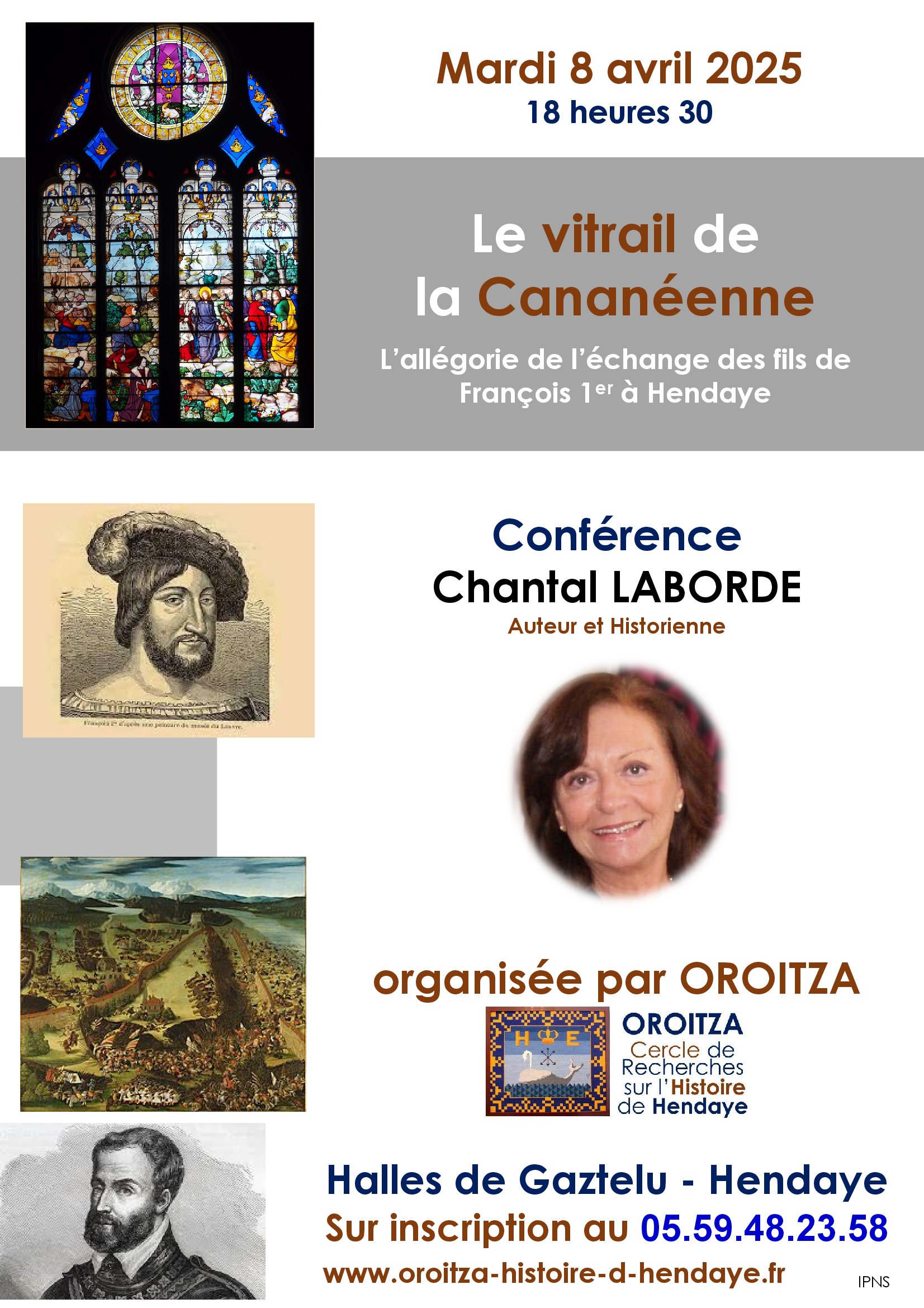 2025-04-08-Affiche-conference-Chantal-LABORDE-Cananeenne