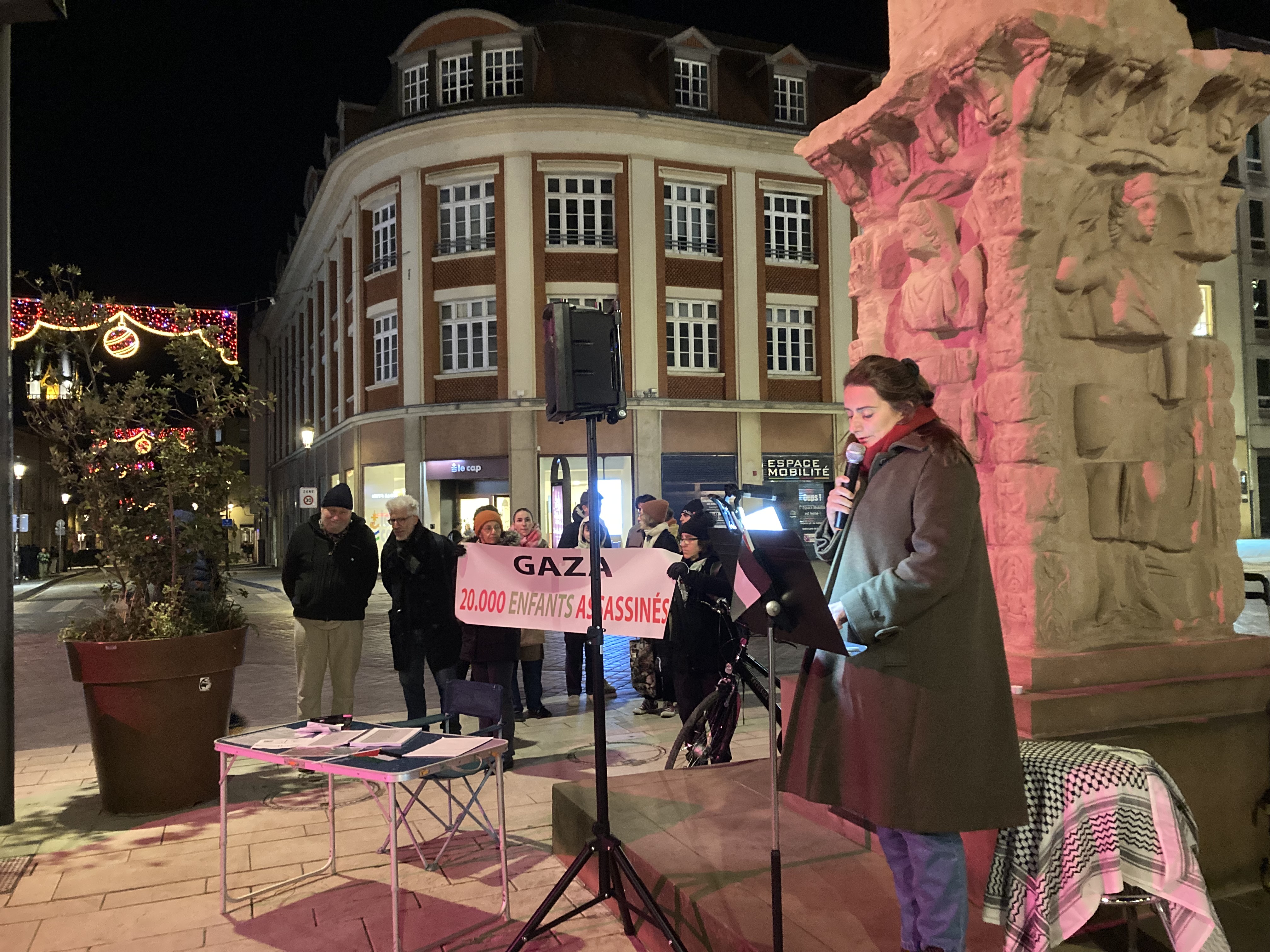 Cérémonie d'Hommage aux 20.000 enfants palestiniens assassinés