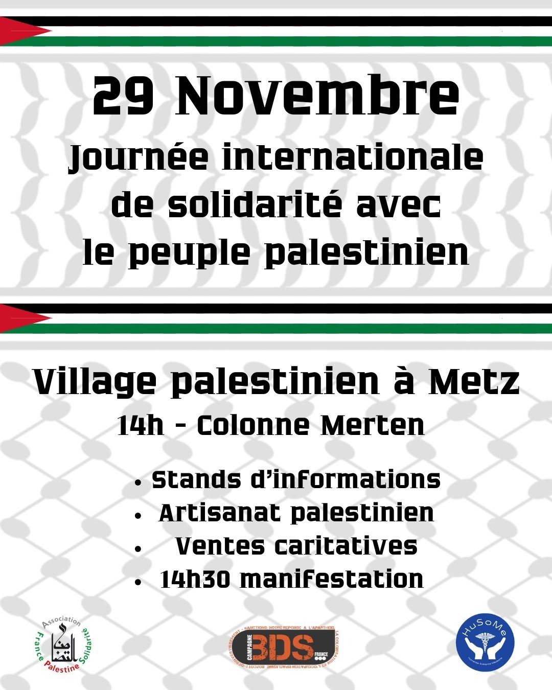 Village Palestinien à Metz