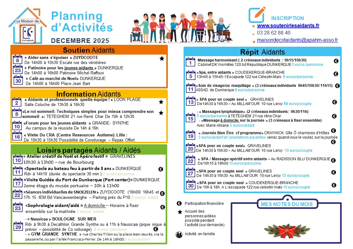 Planning activite