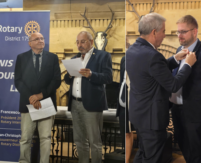 Intronisation, de deux nouveaux membres, Christian Cabus et Jean Gianello