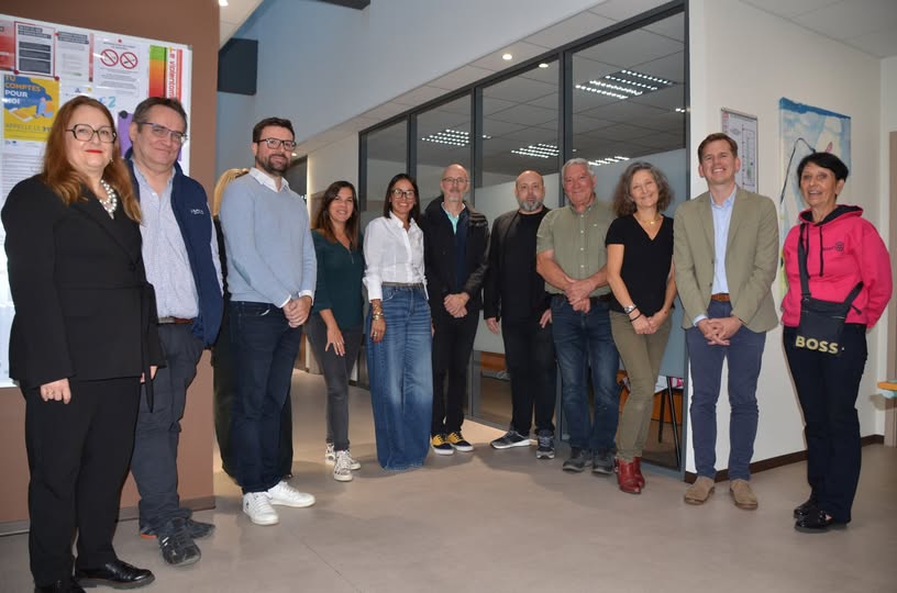 Remise d'un chèque à l’Association Mosellane D'action Educative Et Sociale En Milieu Ouvert