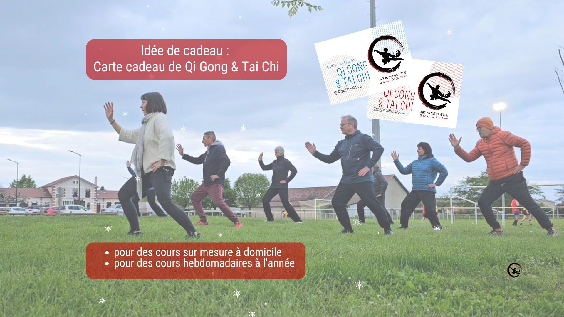 Offrez une carte cadeau de cours de Qi Gong - Tai Chi à Bourgoin, Ruy et dans le secteur berjallien