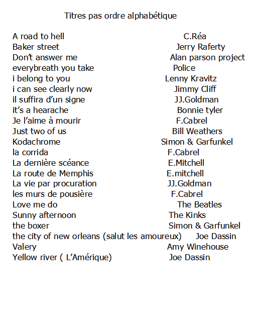 Repertoire-Variete-Pop