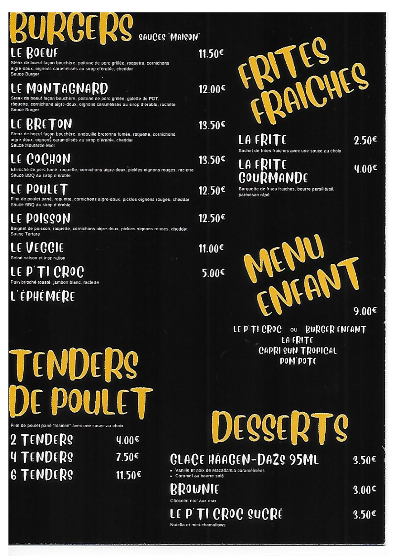 Menus