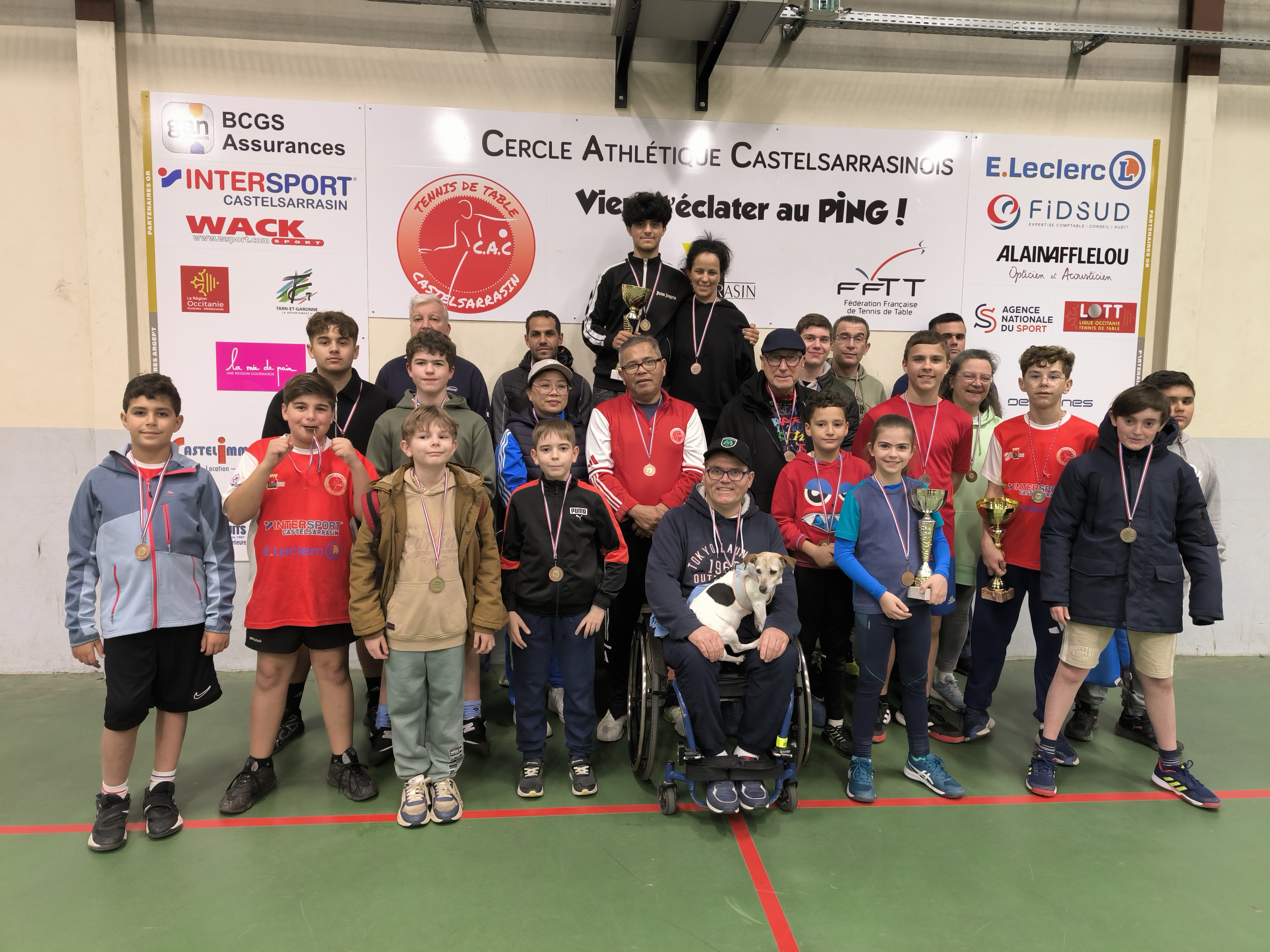  Un tournoi des familles au CAC Tennis de table, très convivial
