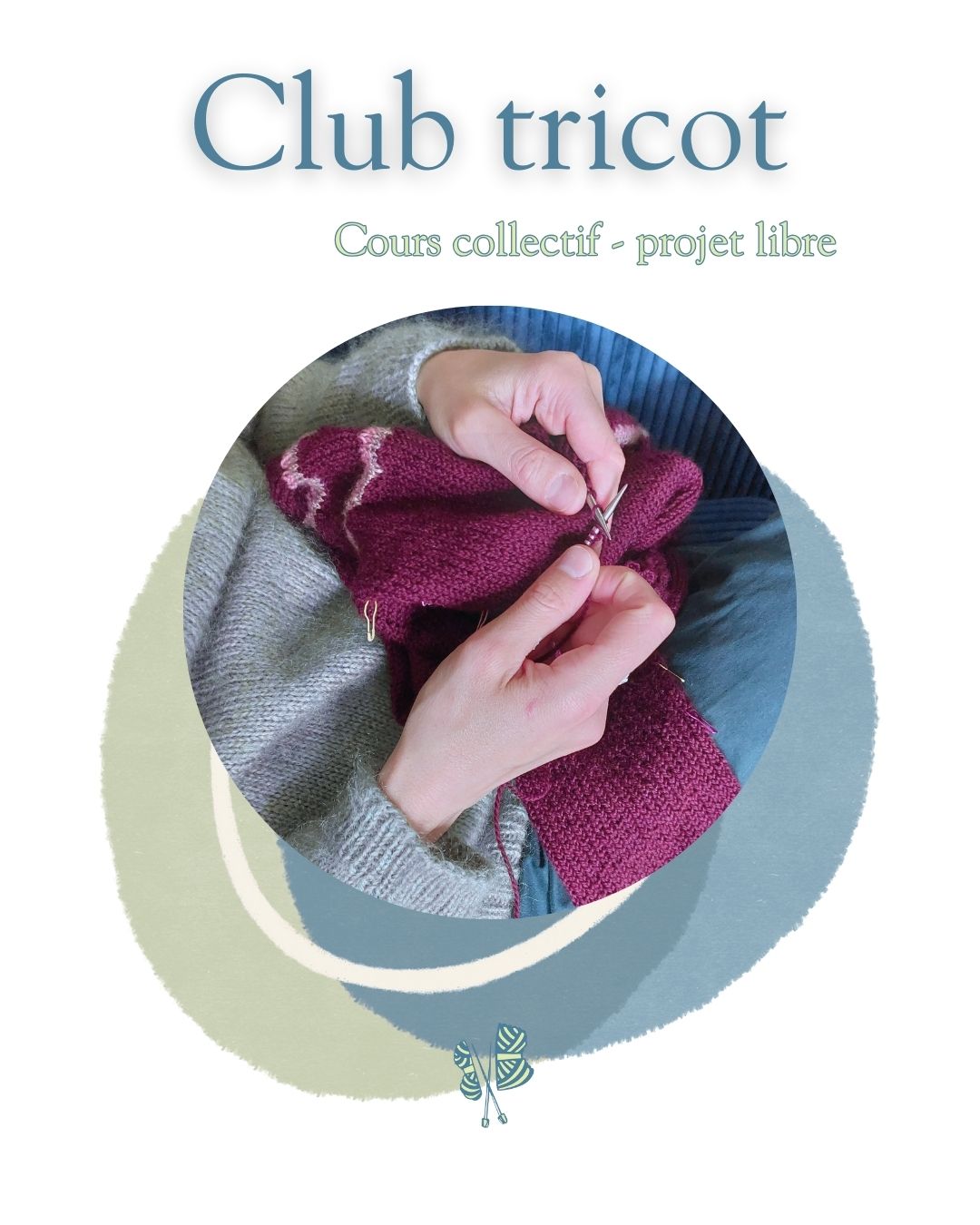 Cours de tricot à amiens pour apprendre le tricot.