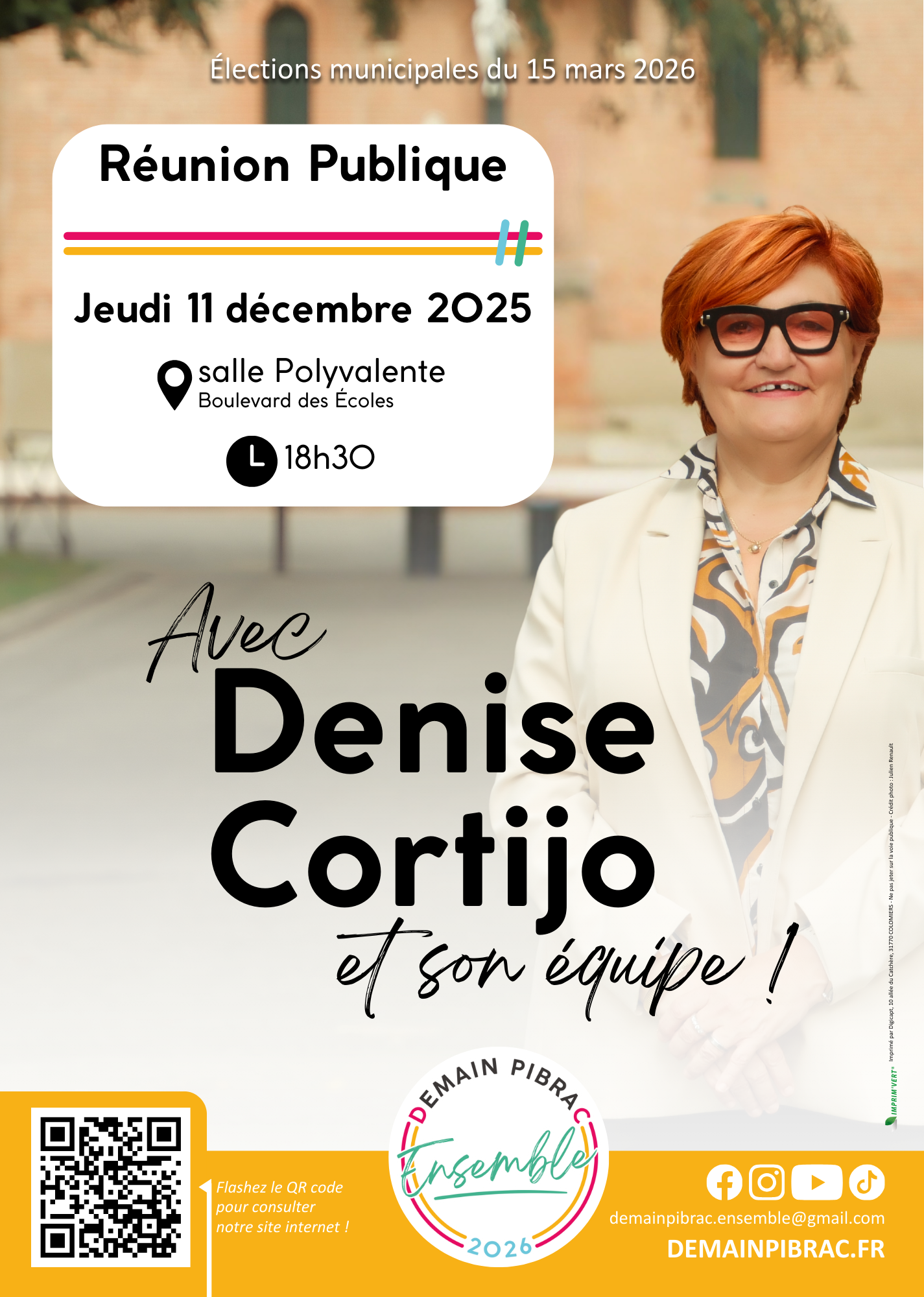 Première réunion publique !