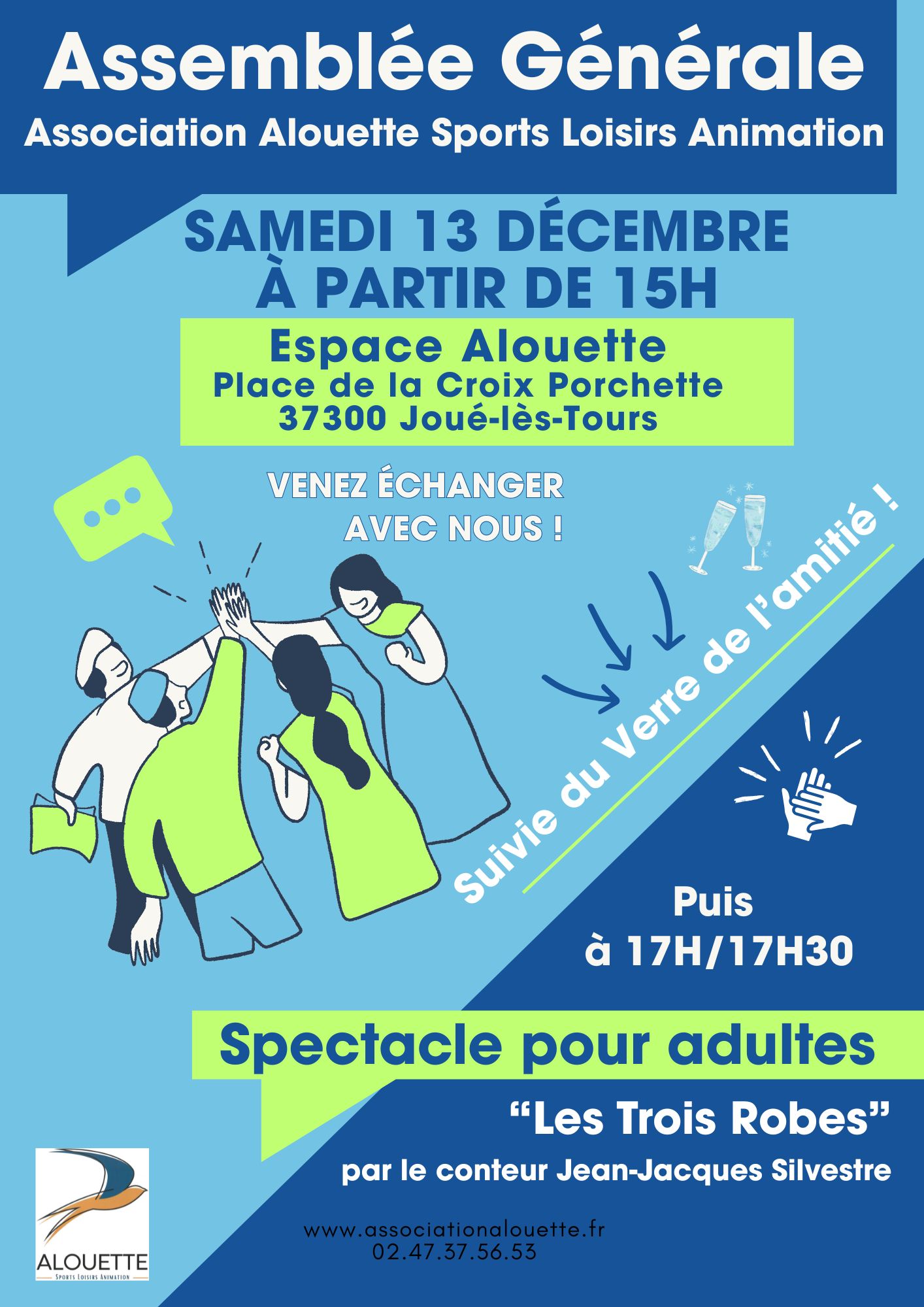 Assemblée générale samedi 13 décembre à 15h