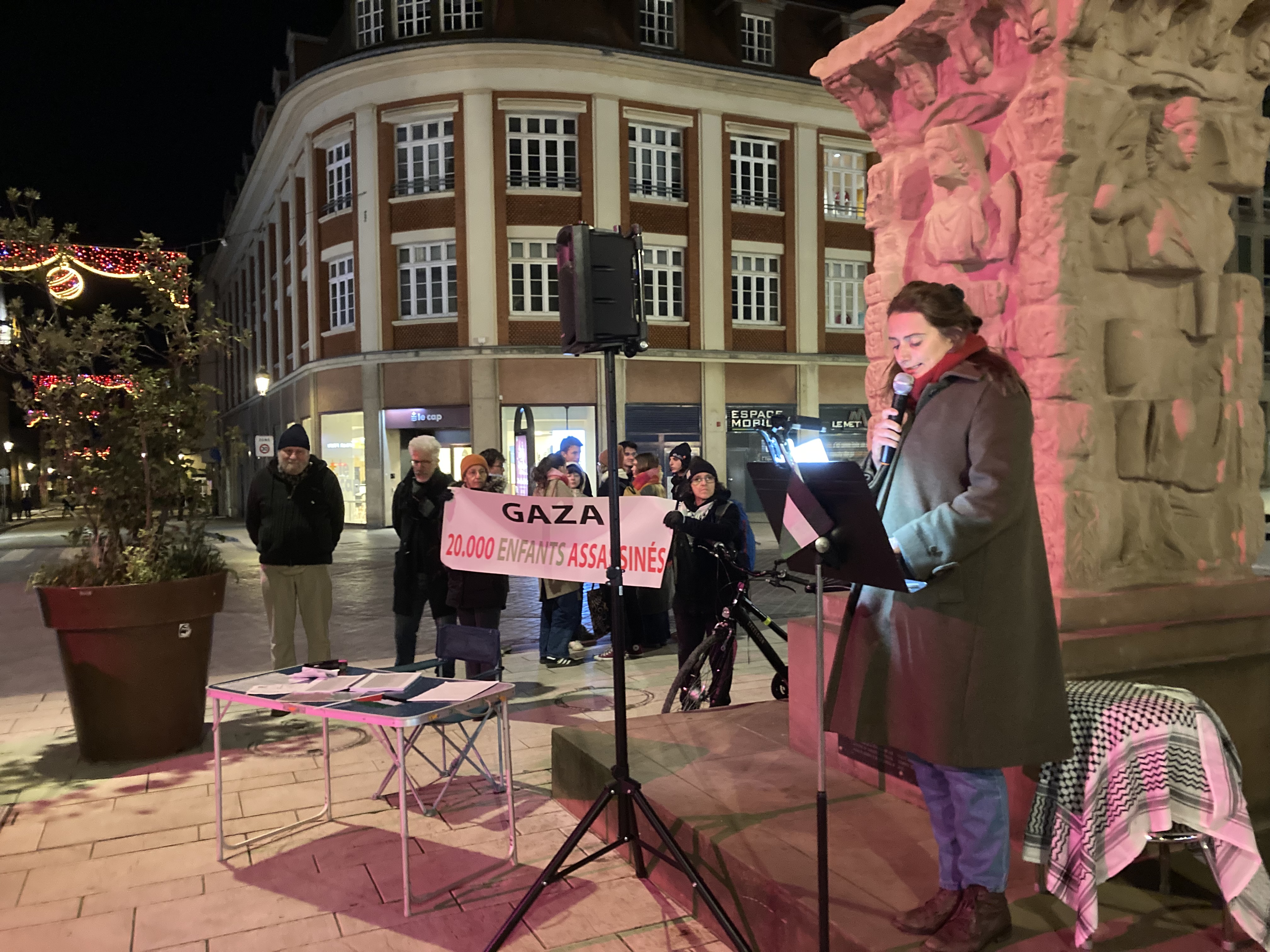 Cérémonie d'Hommage aux 20.000 enfants palestiniens assassinés