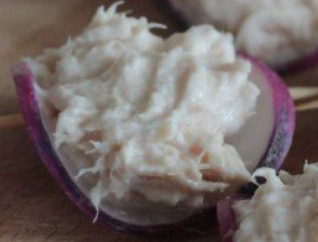 Aperitifs radis-noir-rillettes-de-crabe