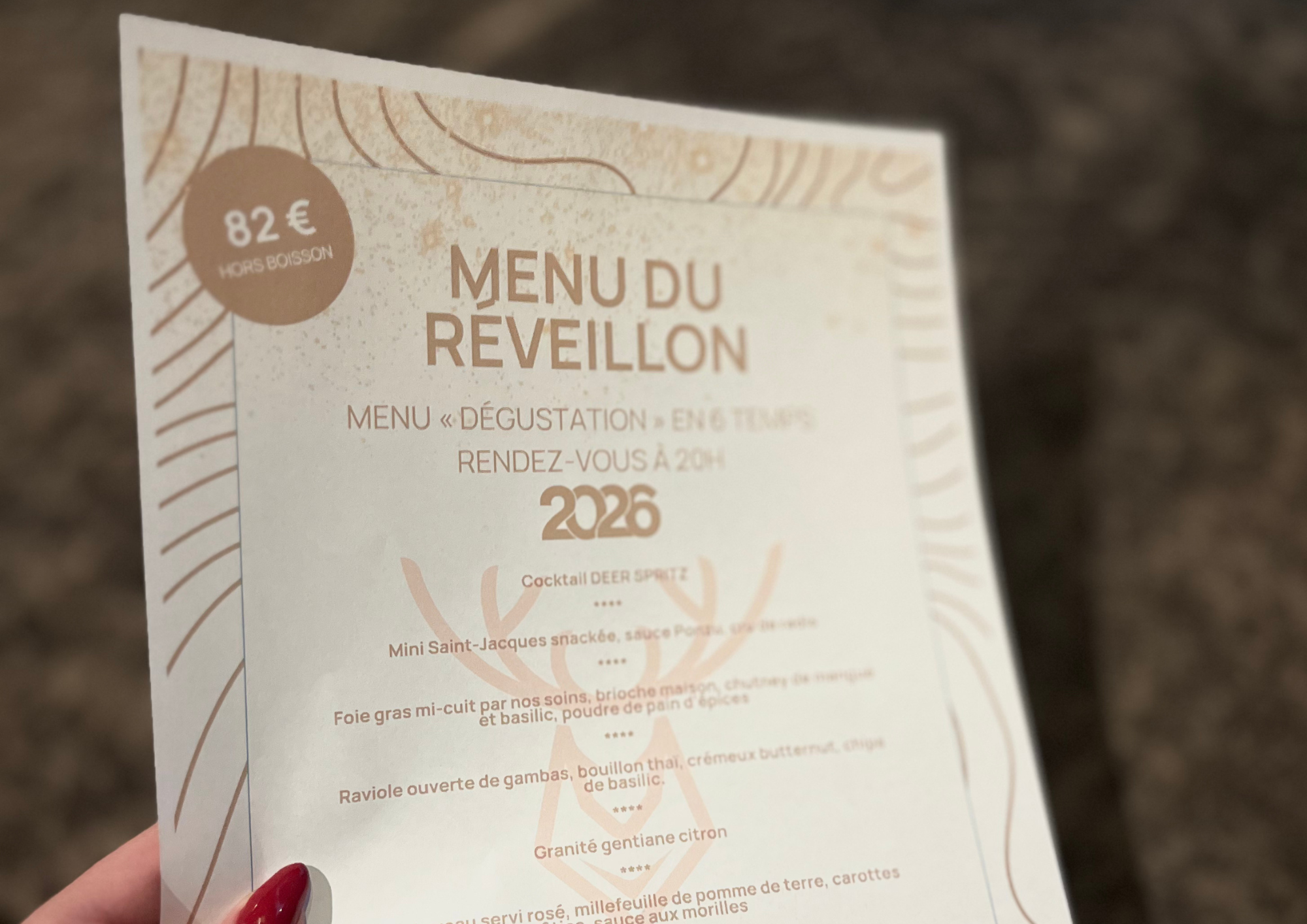 Nouvel An Exclusif au 1250 : Dîner d’Exception & Menu Enfant Réservés à Nos Clients 🎉