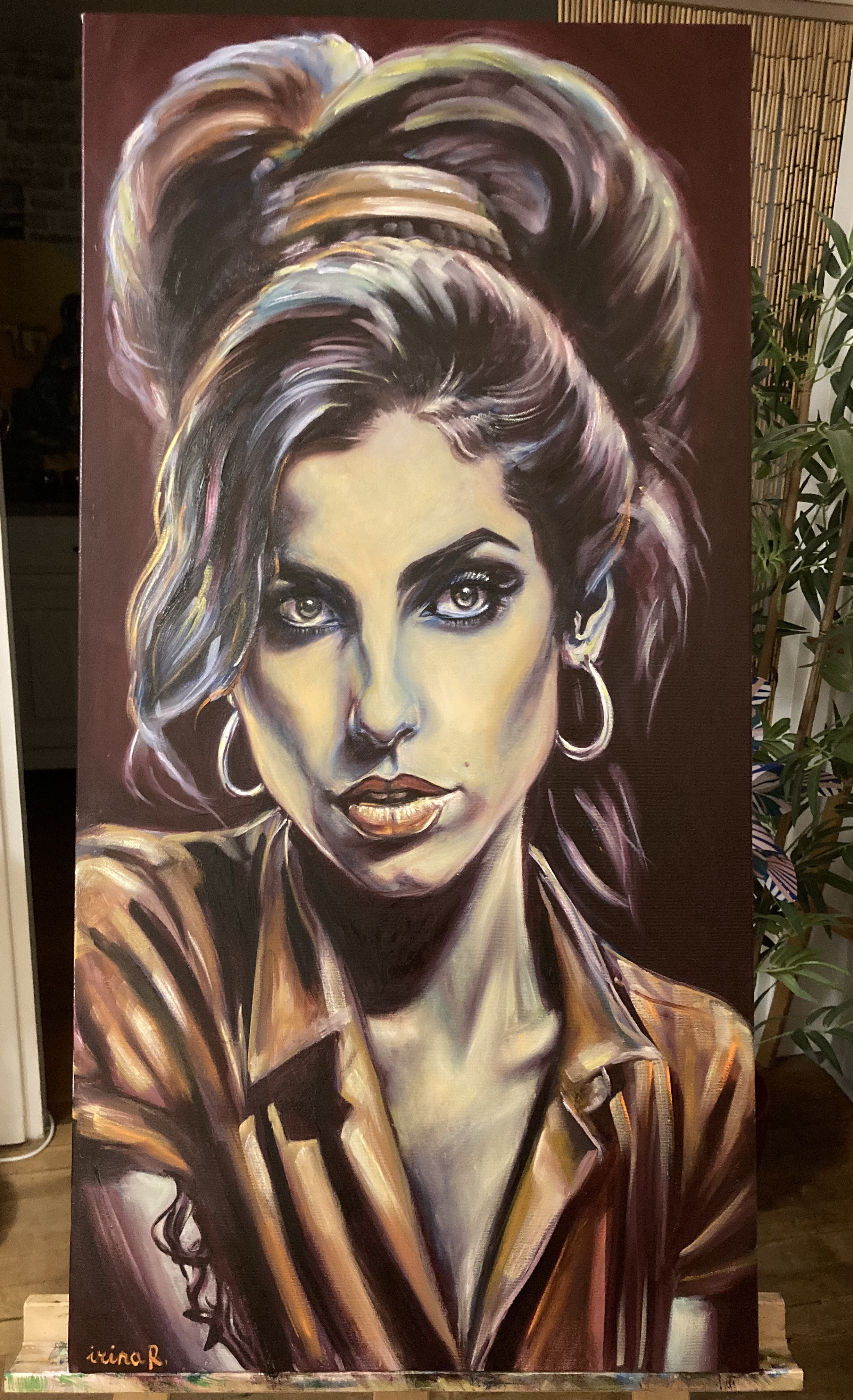 Amy, huile 50 x 100, disponible