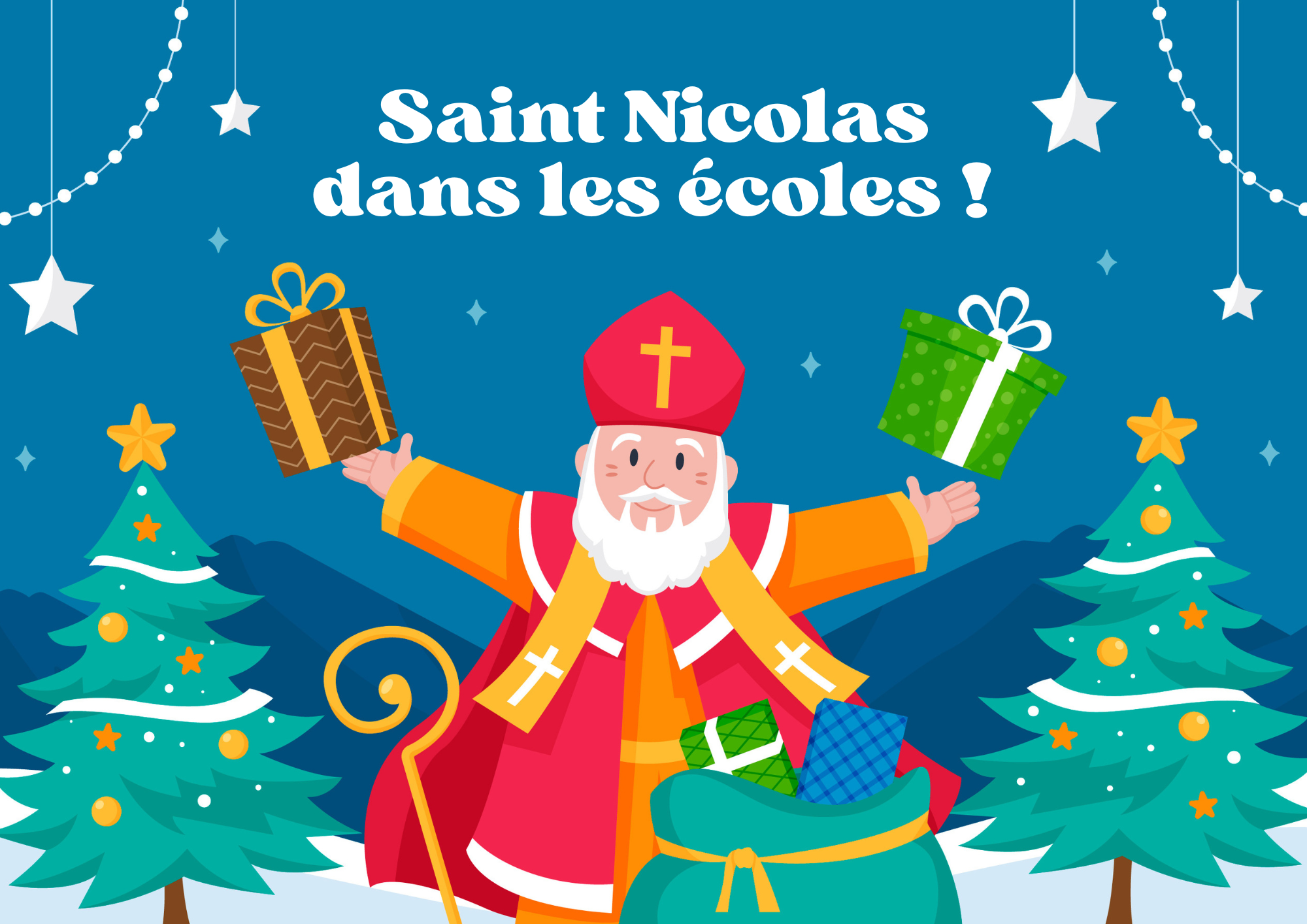 Saint Nicolas dans les écoles !