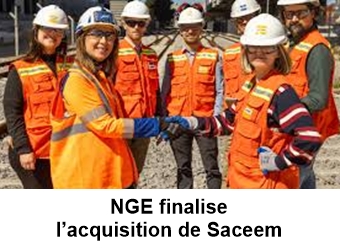 NGE en Amérique du Sud