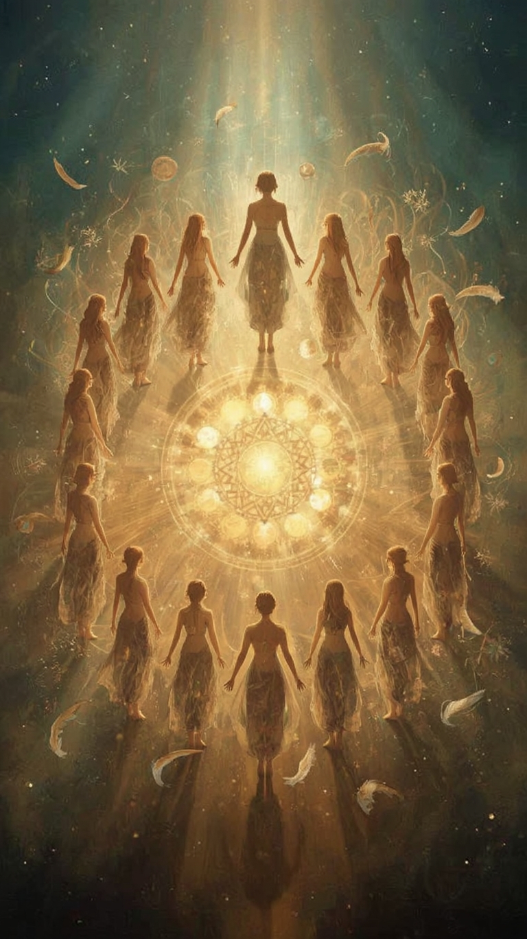 Lucid Realism A symbolic spiritual illustration representing t 3