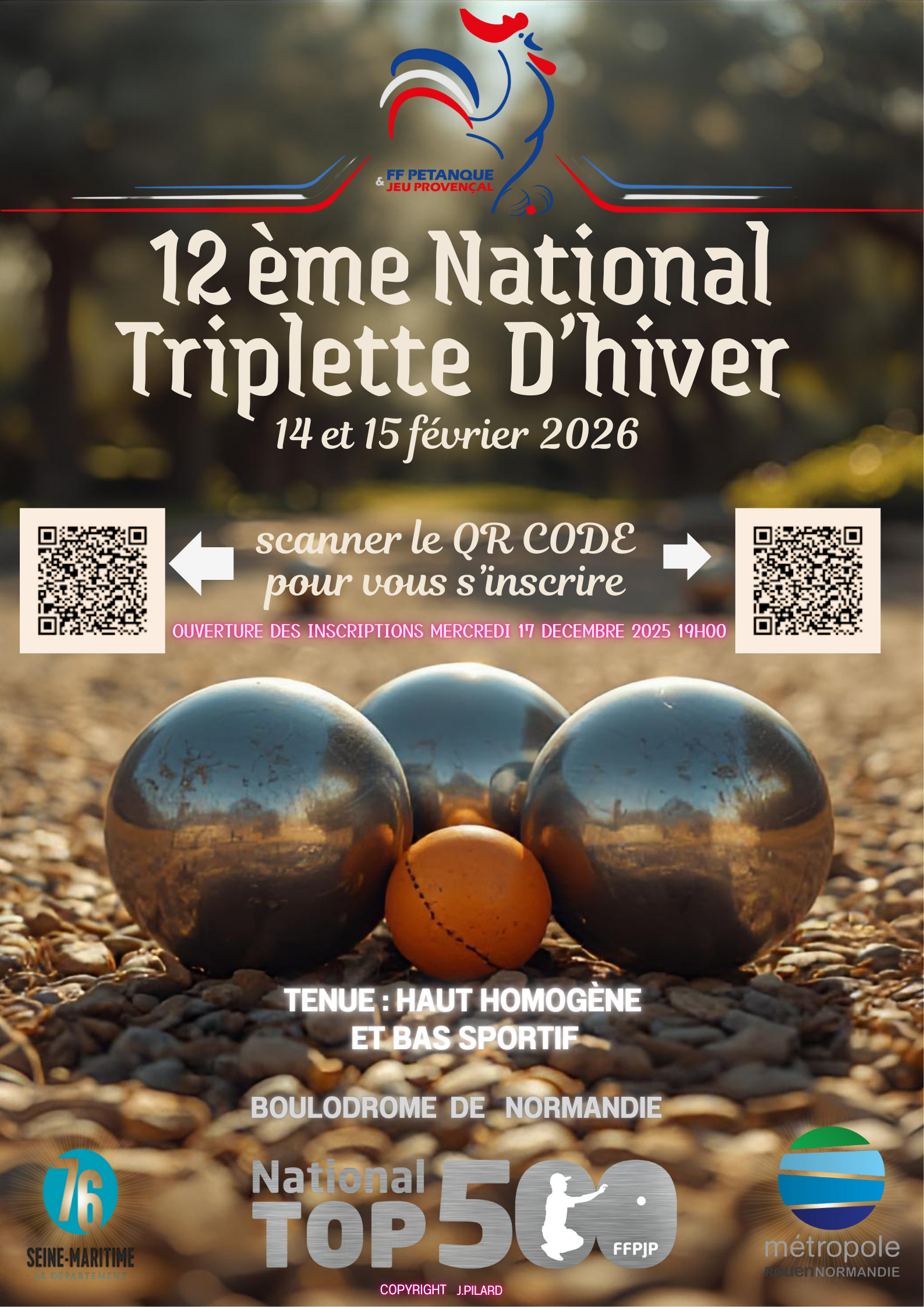 Affiche d inscription national rouen 2026