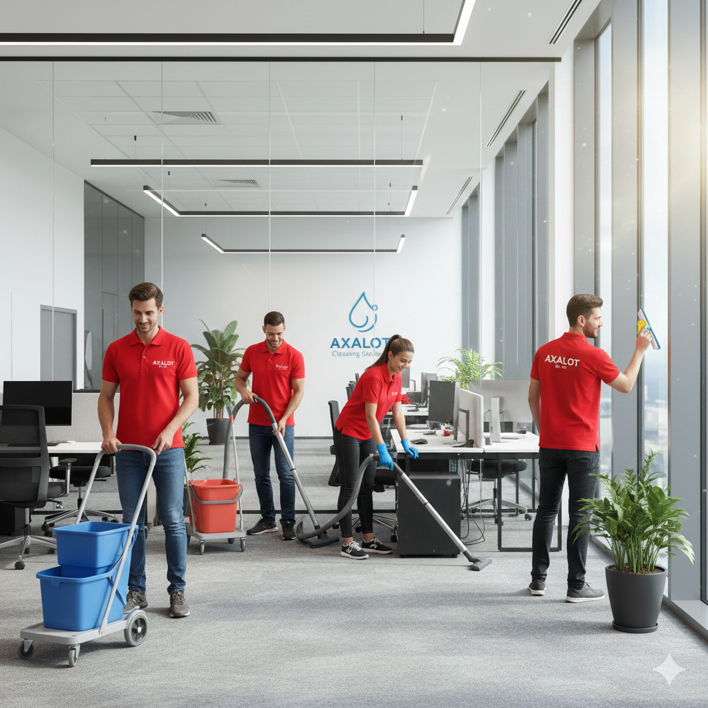 Nettoyage de bureaux à Briey et alentours par Axalot : entretien de locaux, désinfection et vitres. Une solution de proximité pour des espaces de travail impeccables.