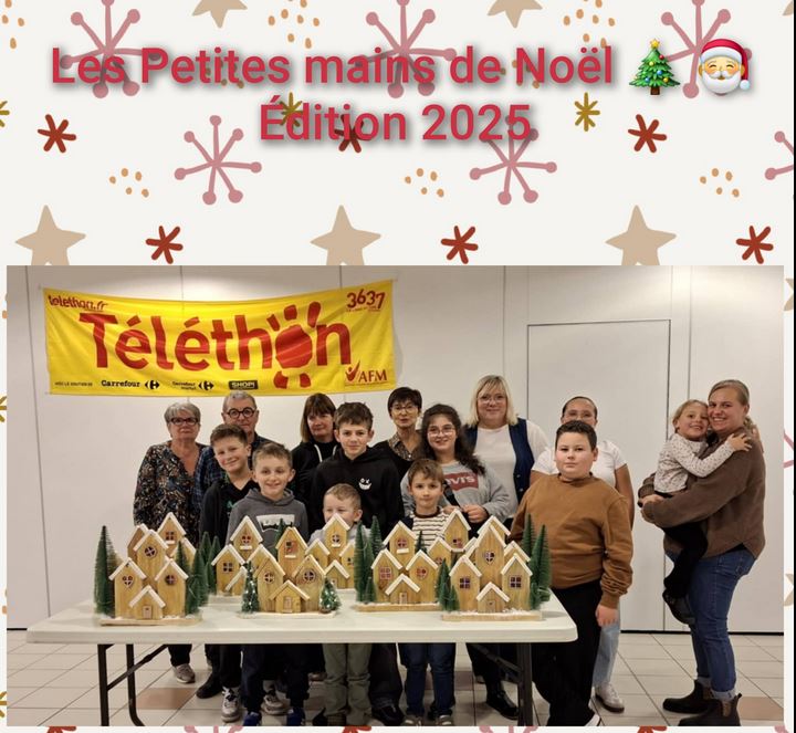 Les petites mains de noel pour le telethon