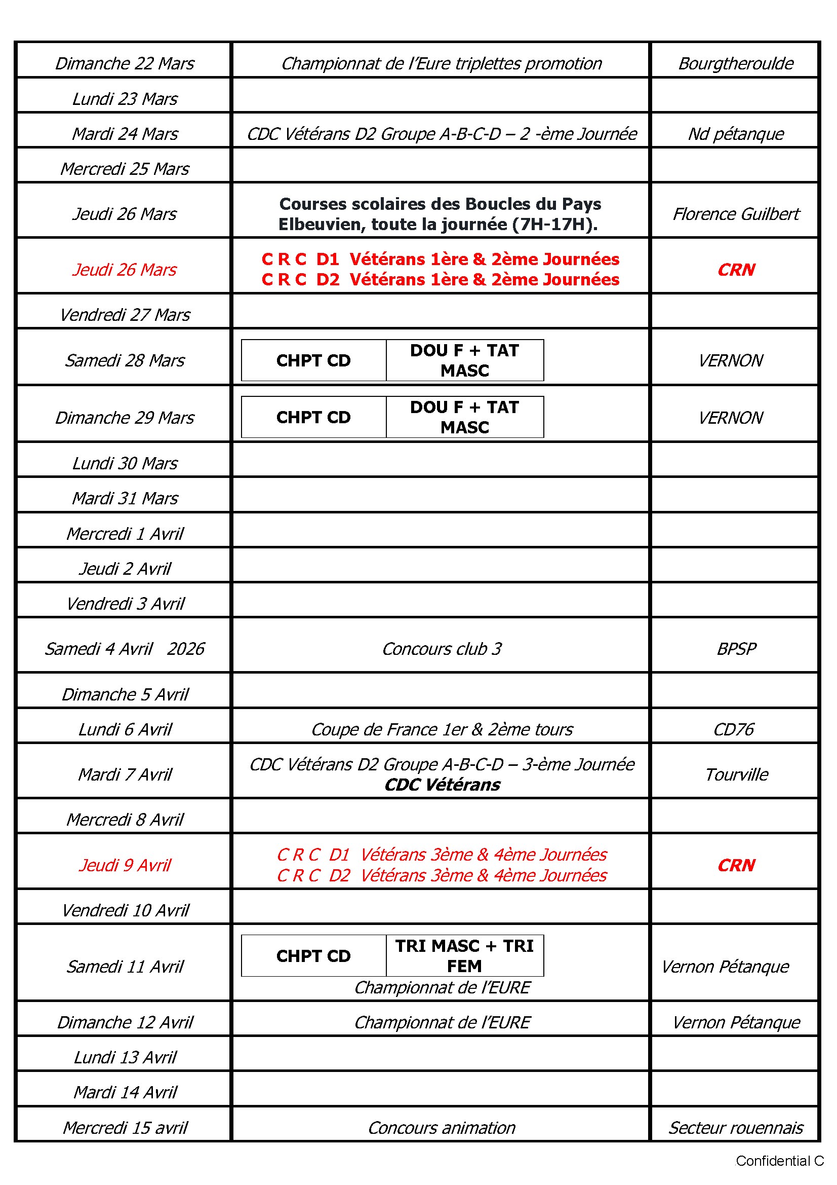 4 calendrier boulodrome 2026 v4 diffusion conv 4
