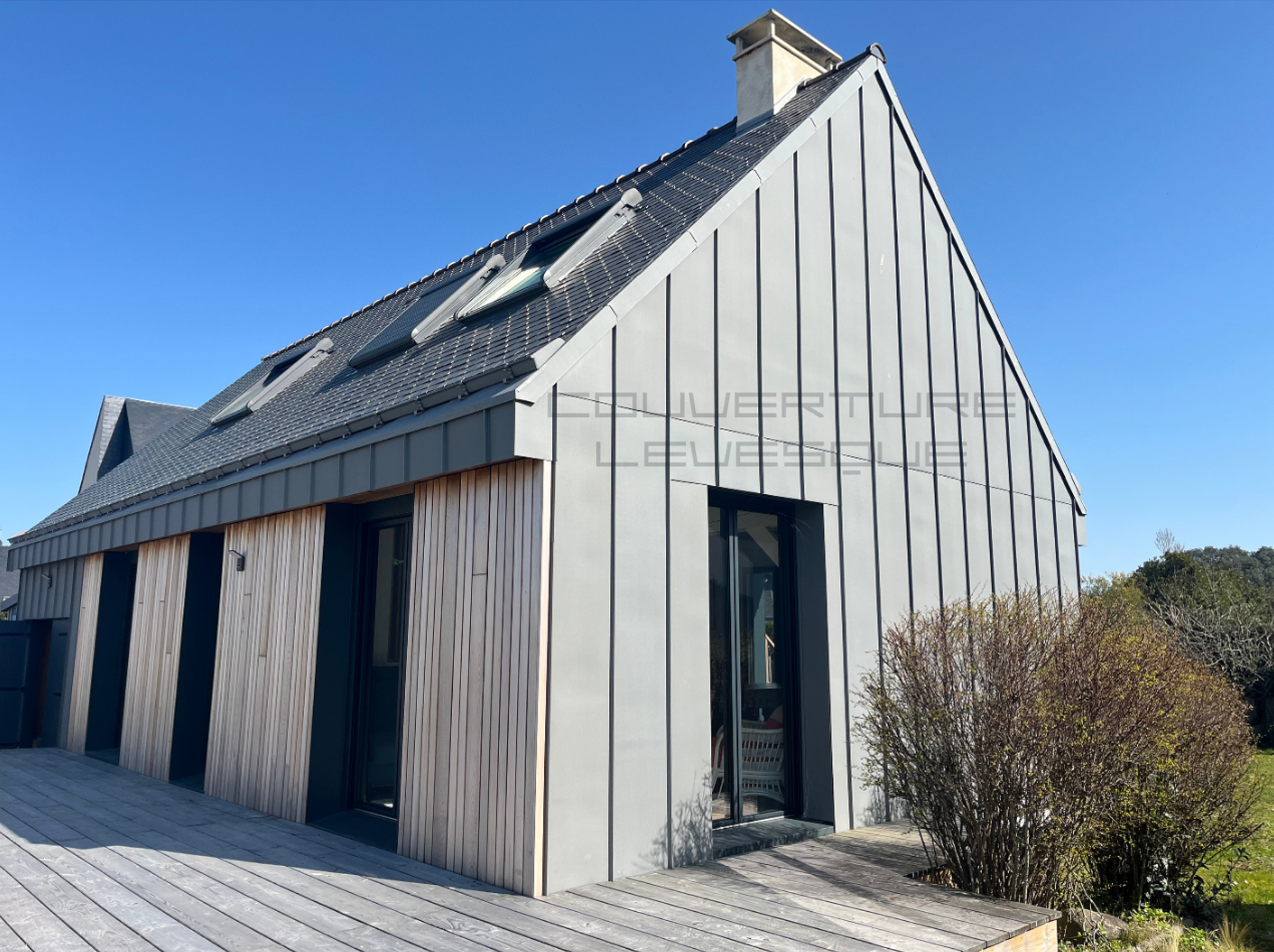 Couverture levesque bardage zinc prepatine couverture ardoise img 7159