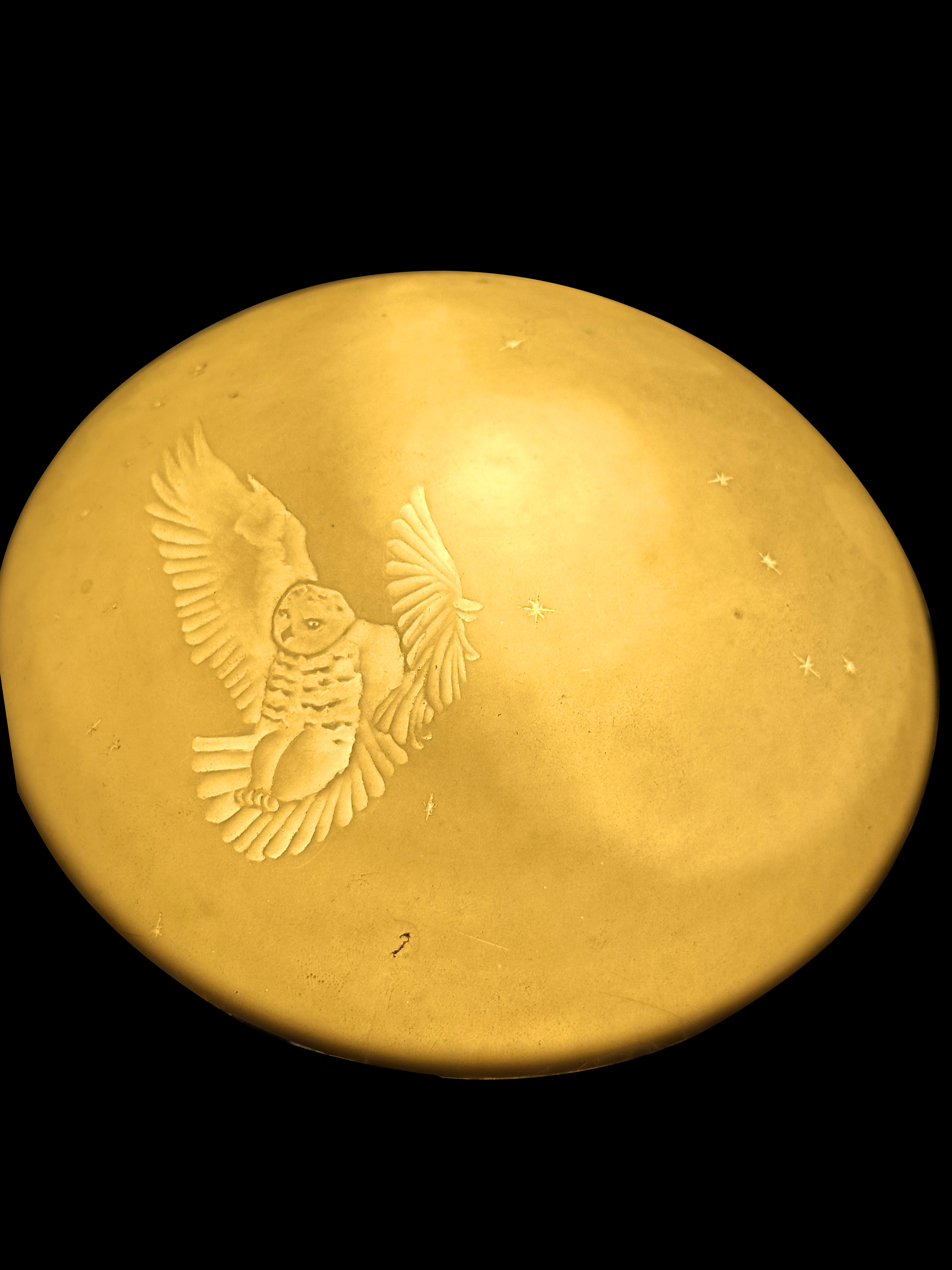 Lithophanie-chouette