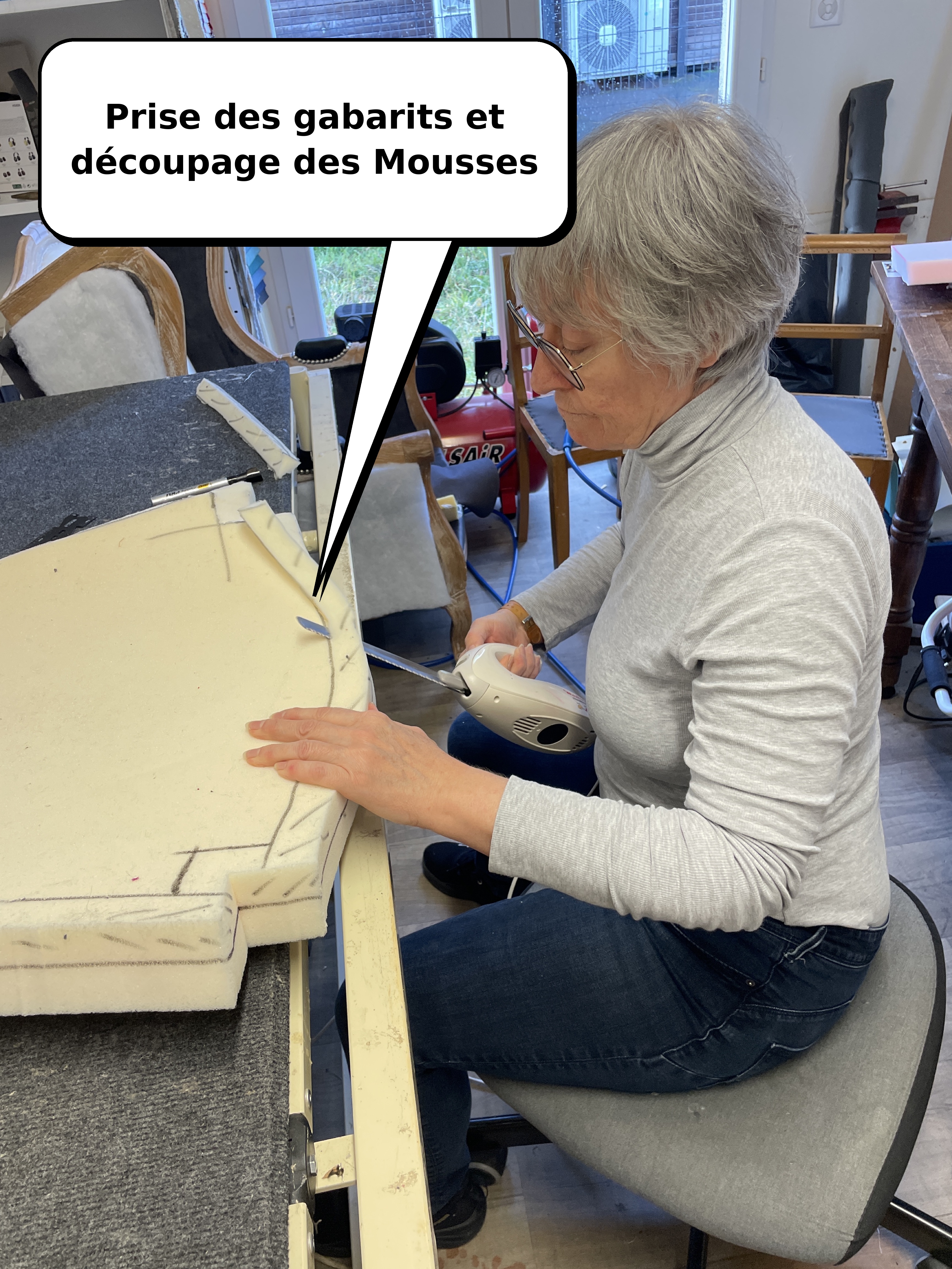 Atelier les renaissances tapissier decorateur tapissierbordeaux tapissierlacanau stage tapisserie formationtapisserie couture