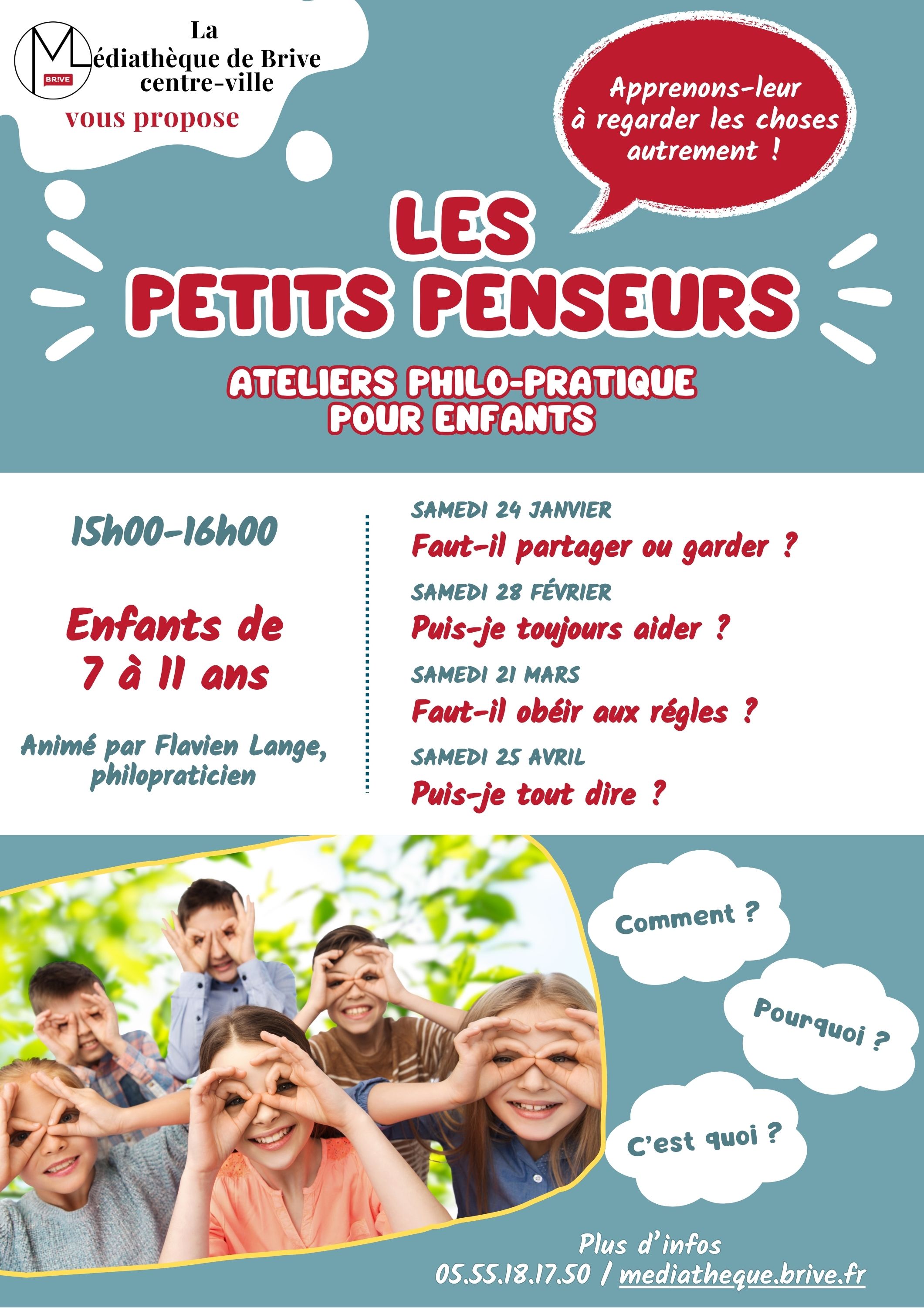 Ateliers philo pour enfant