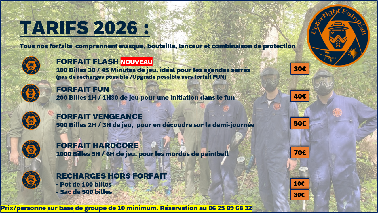 color fight paintball nos tarifs 
