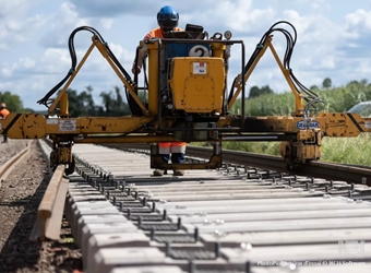 4 km de voie flambant neuve