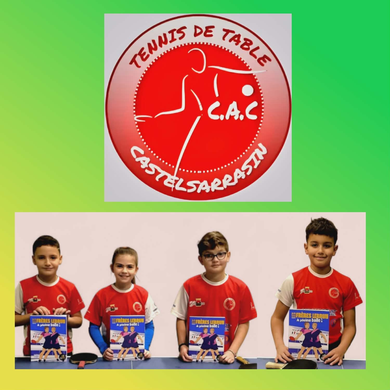 Le Père Noel est bien passé au CAC tennis de table